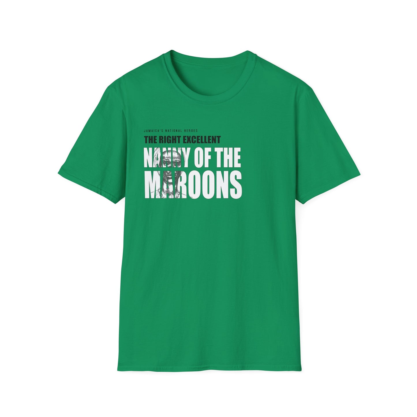 Nanny of the Maroons Tribute T-Shirt - Softstyle Jamaica National Hero Series