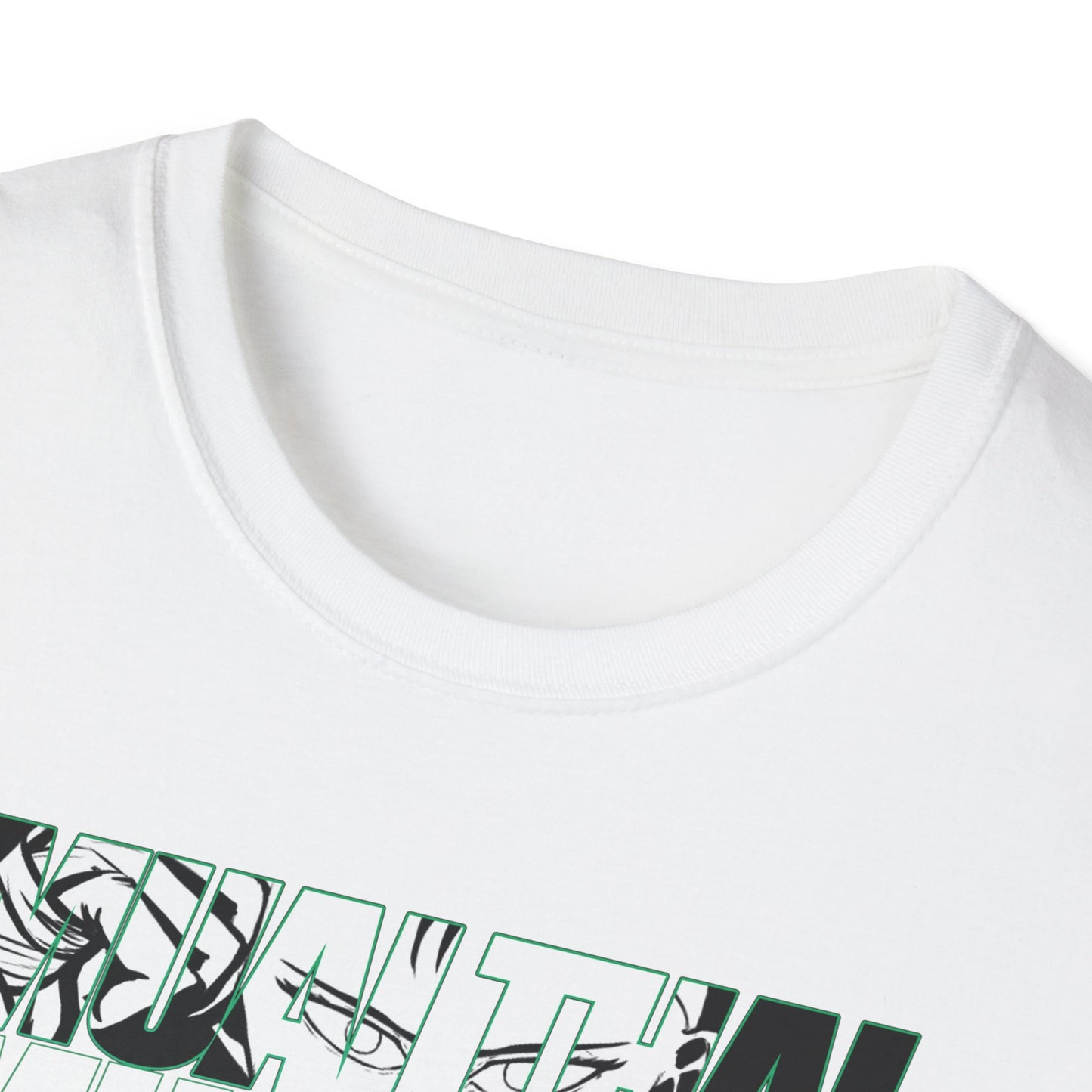 Muay Thai Female Graphics Unisex Softstyle T-Shirt