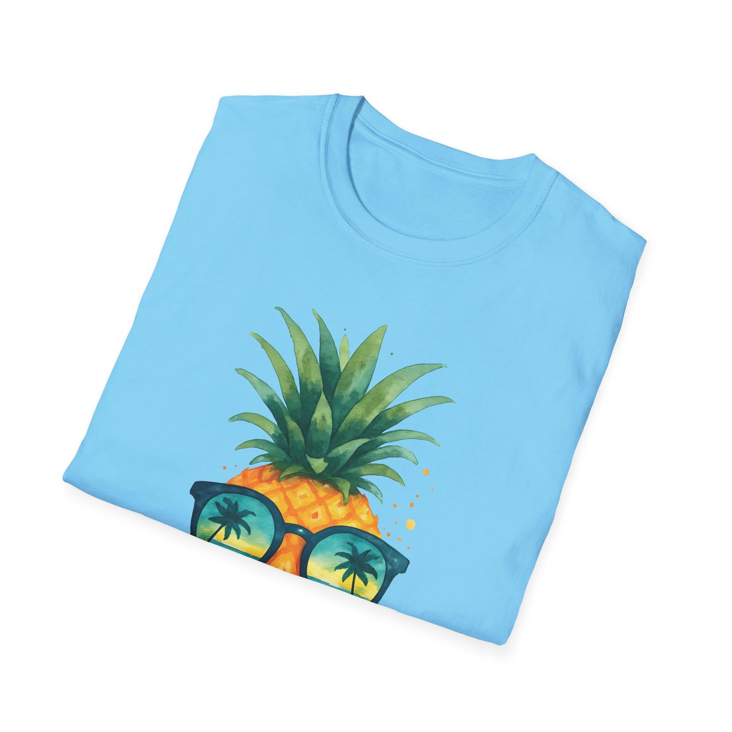 Cool Pineapple Sunglasses T-Shirt | Summer Vibes, Beachwear, Gift for Pineapple Lovers, Tropical Party Outfit, Unisex Tee