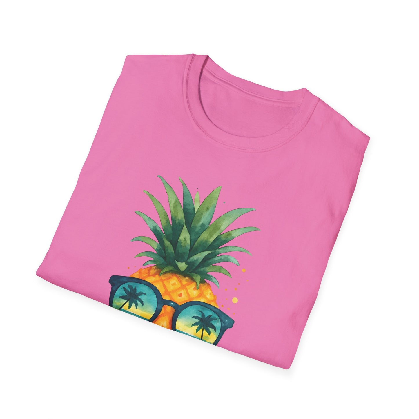 Cool Pineapple Sunglasses T-Shirt | Summer Vibes, Beachwear, Gift for Pineapple Lovers, Tropical Party Outfit, Unisex Tee