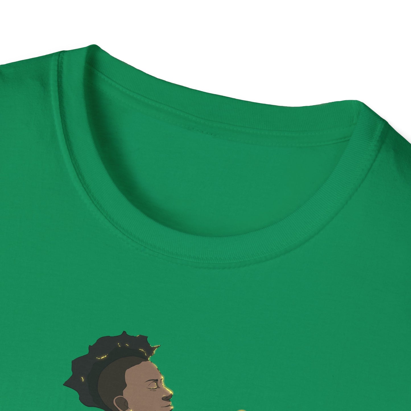 Dragon Style Female Graphic Unisex Softstyle T-Shirt | Bold Art Design for Creative Souls