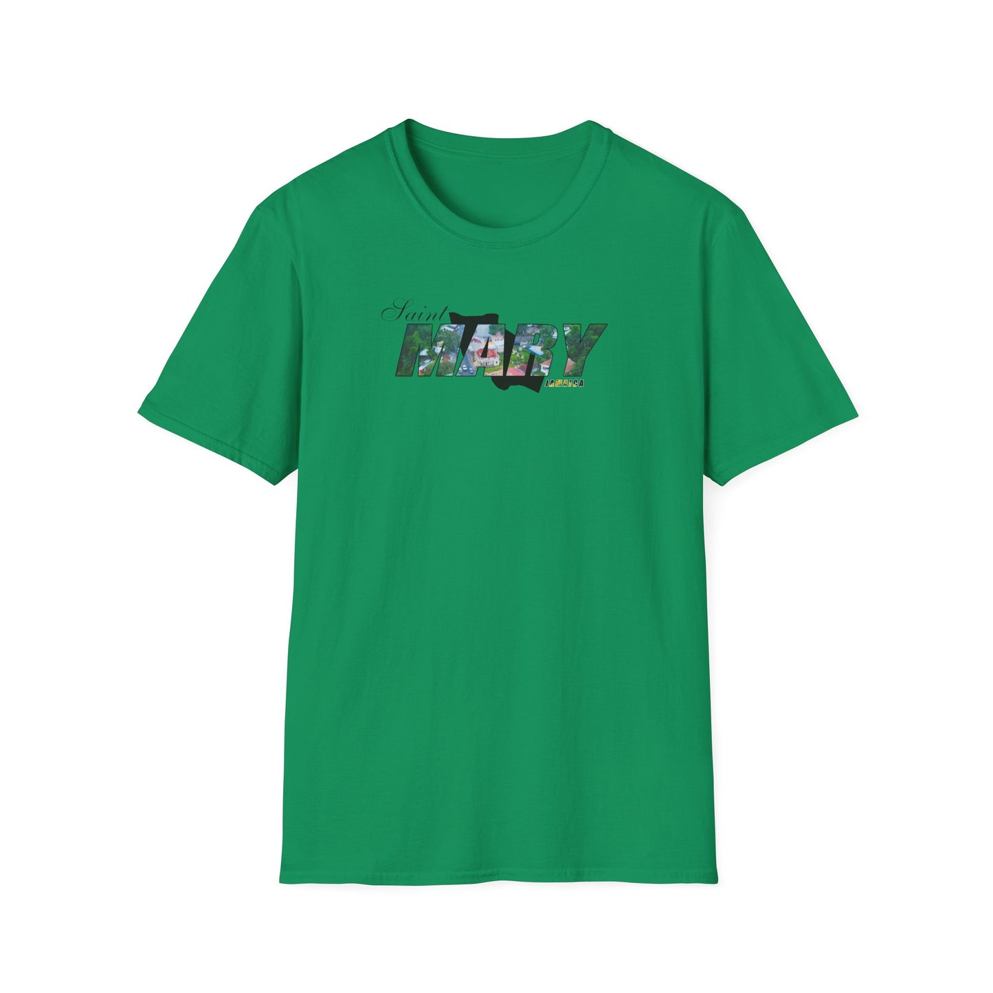 Saint Mary Unisex Softstyle T-Shirt – Comfortable Beachwear for Vacation Vibes