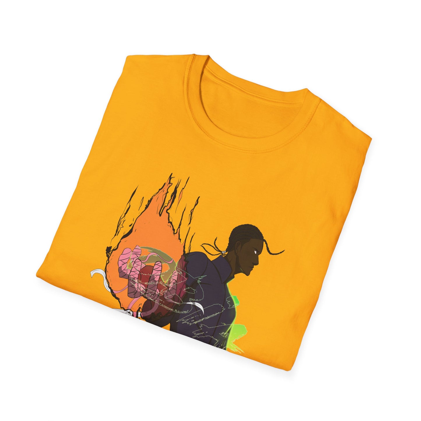 Obia Male Graphics - Unisex Softstyle T-Shirt - Anime Lovers