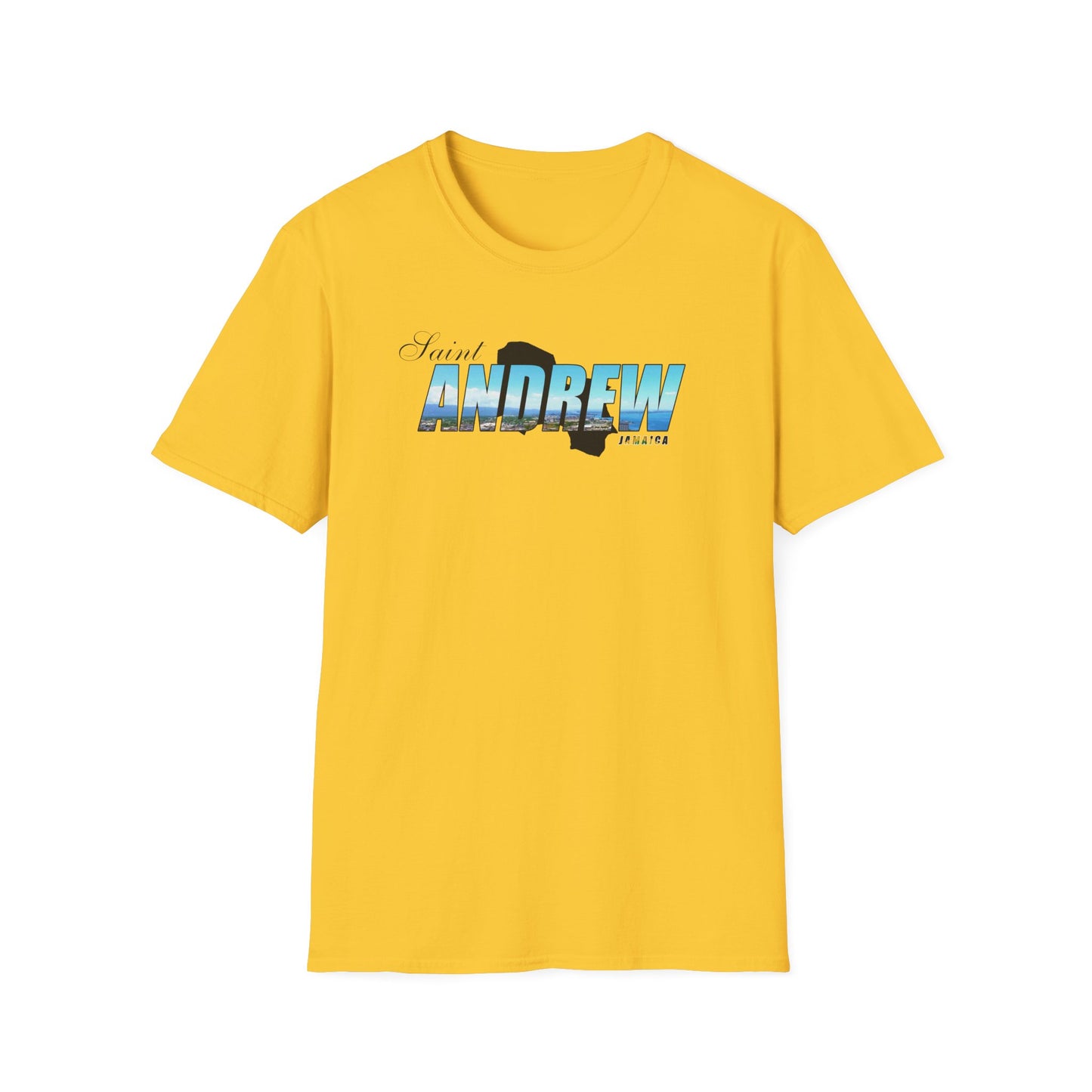 Saint Andrew Unisex Softstyle T-Shirt – Comfortable Beachwear for Vacation Vibes