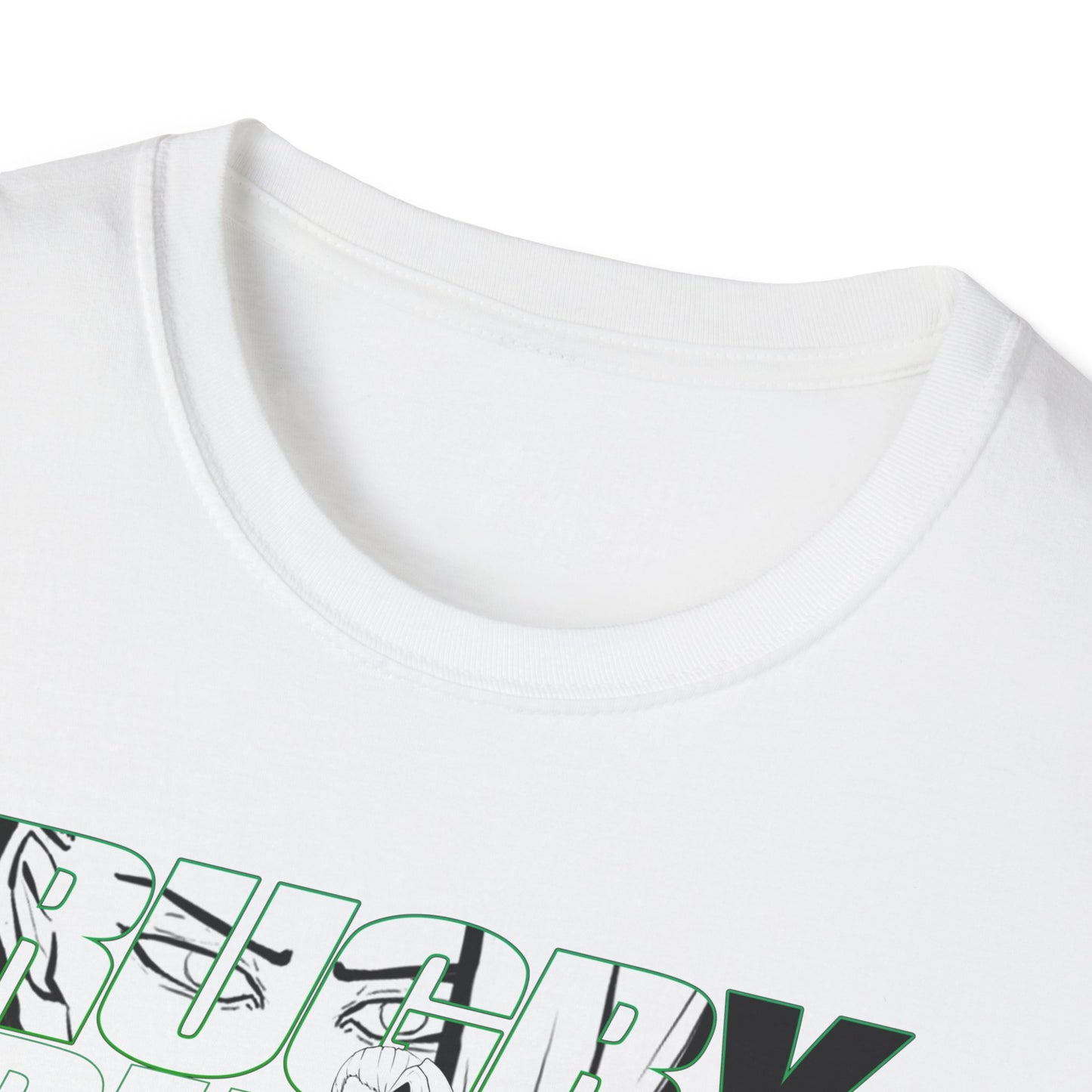 Rugby Female Design Unisex Softstyle Rugby T-Shirt - Perfect for Sports Enthusiasts and Game Day