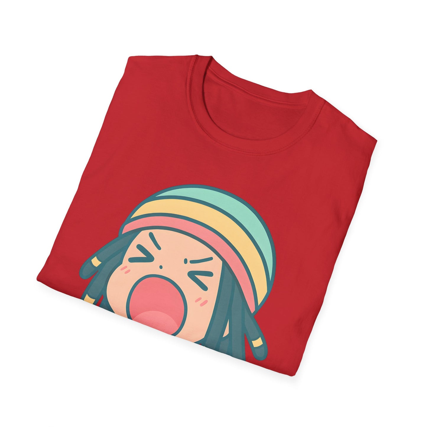 Rasta Chibi - Vibrant Expressive T-Shirt, Fun Graphic Tee, Casual Unisex Shirt, Gift for Music Lovers, Everyday Wear, Summer Style