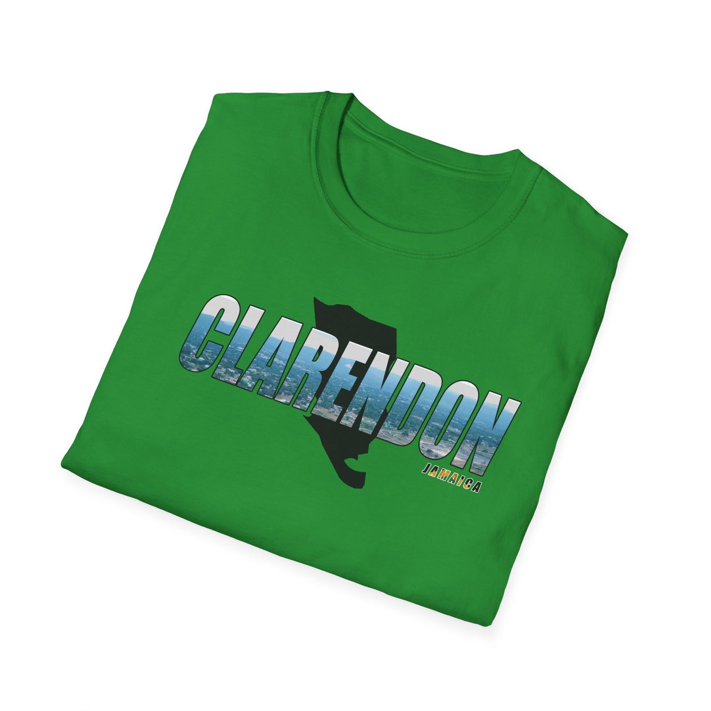 Clarendon Unisex Softstyle T-Shirt – Comfortable Beachwear for Vacation Vibes