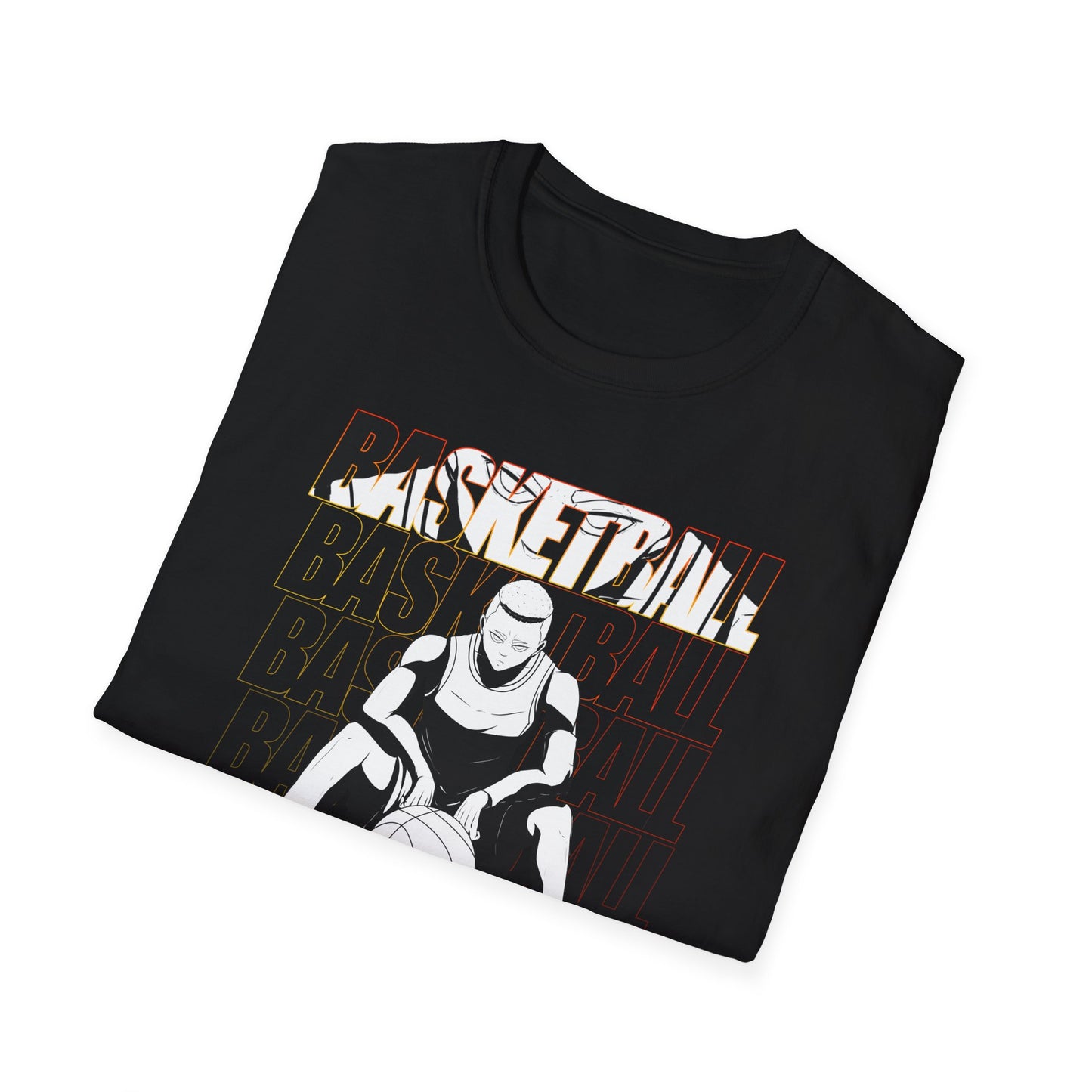 Basketball Male T-Shirt - Sporty Graphic Tee for Athletes & Fans