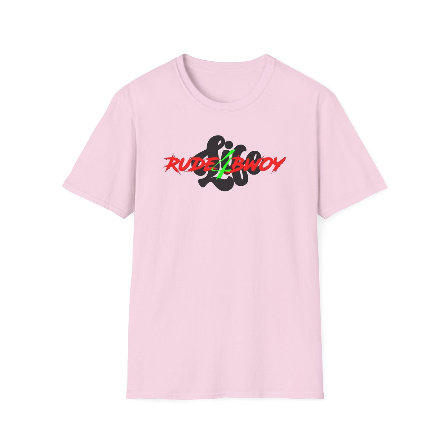 Rude Bwoy 4 Life Unisex Softstyle T-Shirt - Graphic Tee for Trendsetters