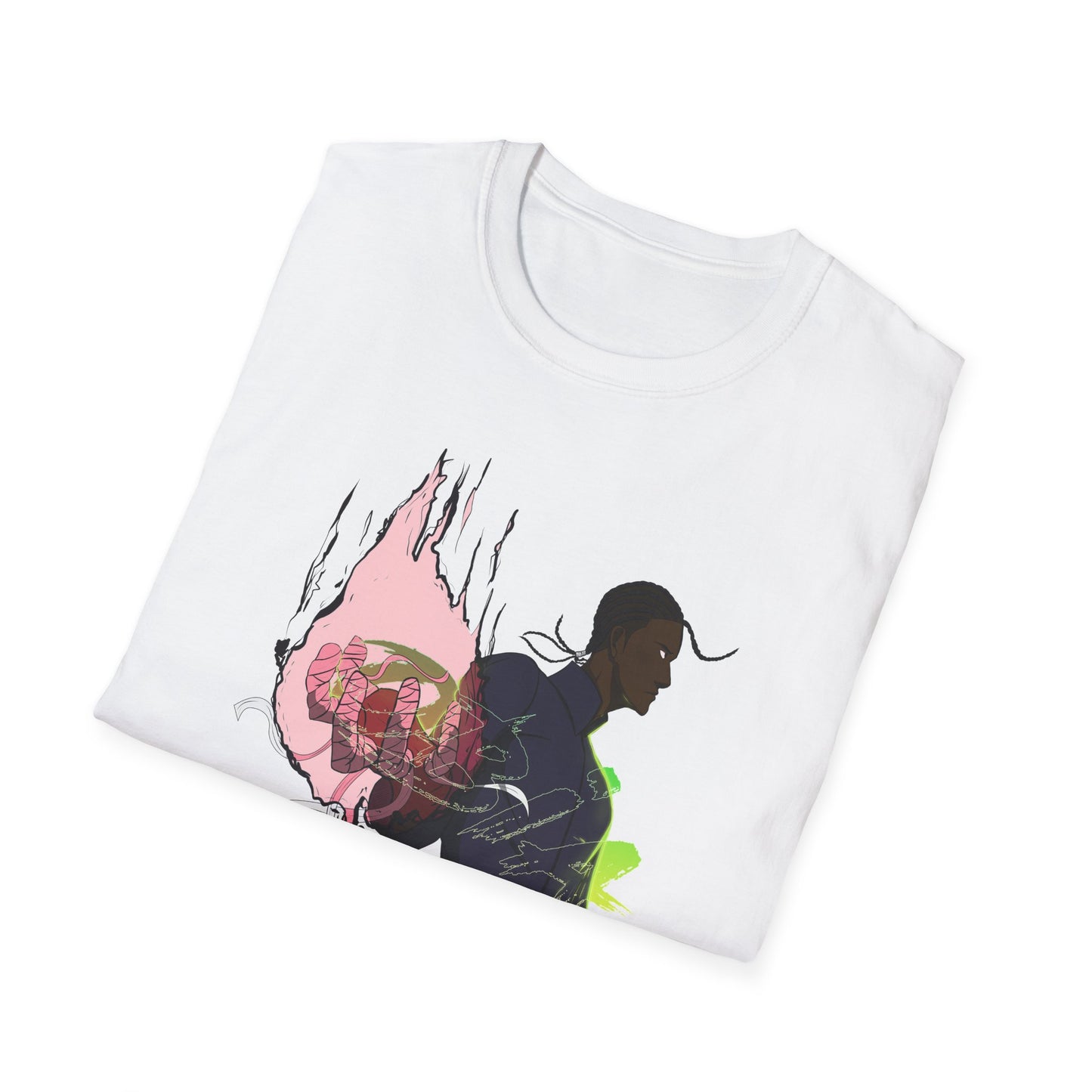 Obia Male Graphics - Unisex Softstyle T-Shirt - Anime Lovers