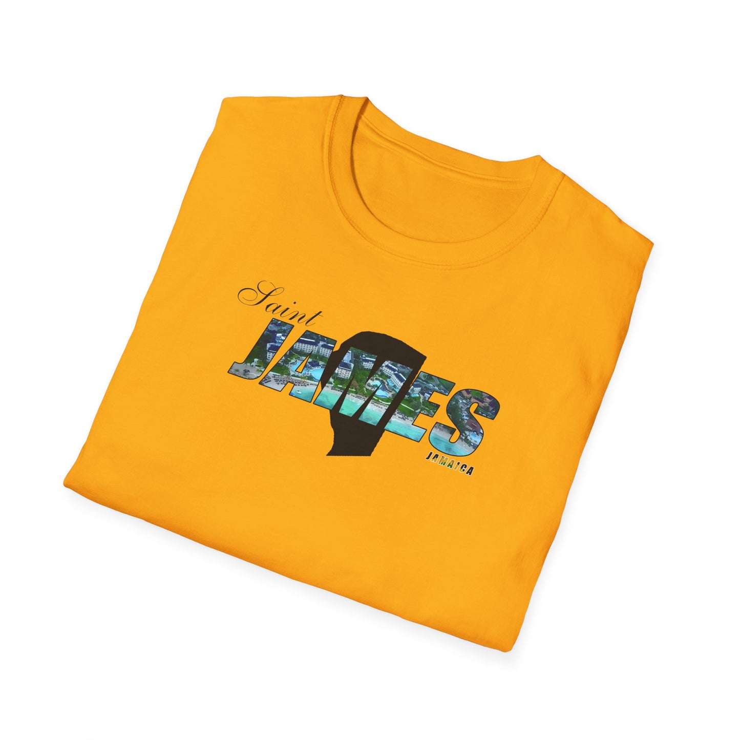 Saint James Unisex Softstyle T-Shirt – Comfortable Beachwear for Vacation Vibes