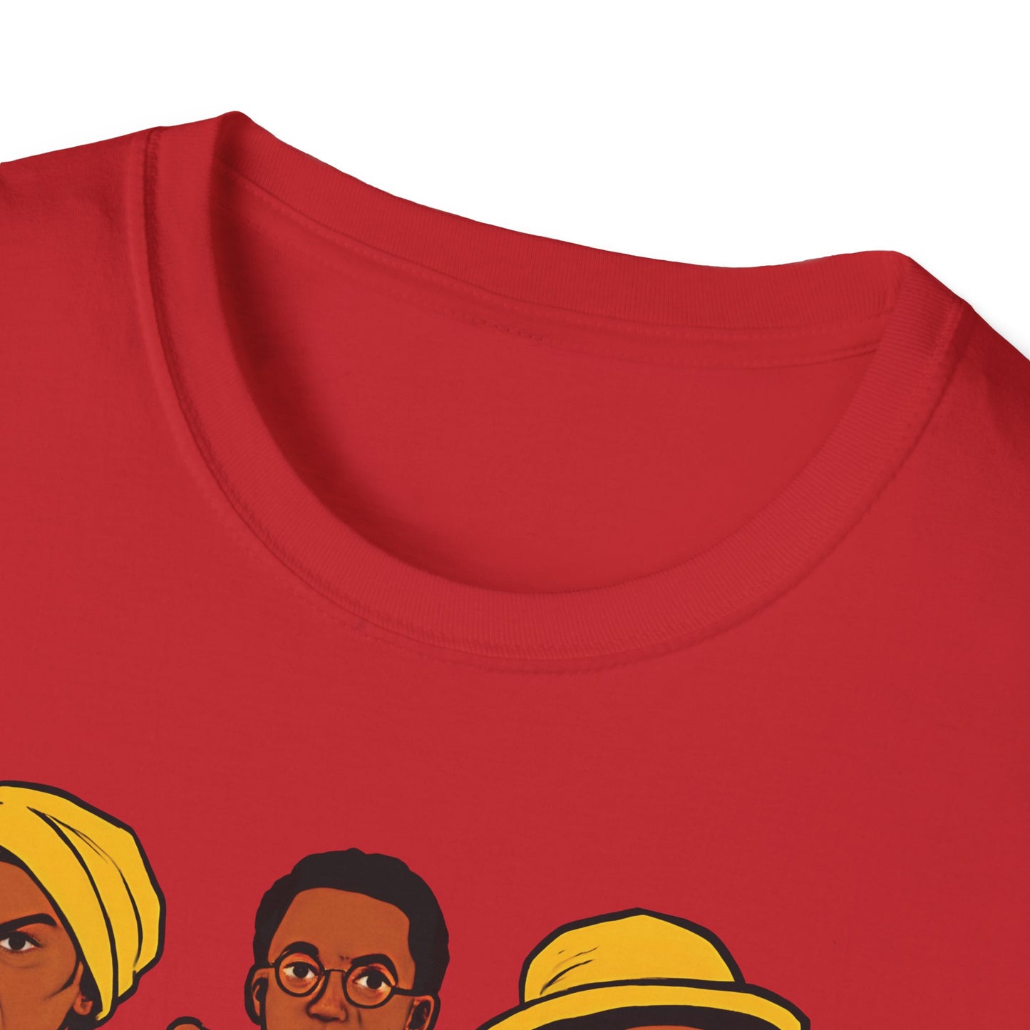 Jamaican National Heros v2 - Graphic T-Shirt, Unisex Softstyle Tee for Activists, Vintage Style Tee, Gift for Change Makers, Streetwear, Social Justice