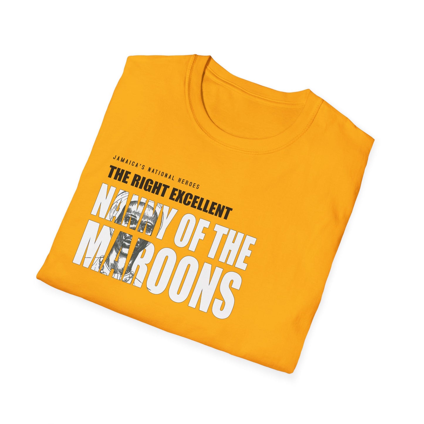 Nanny of the Maroons Tribute T-Shirt - Softstyle Jamaica National Hero Series