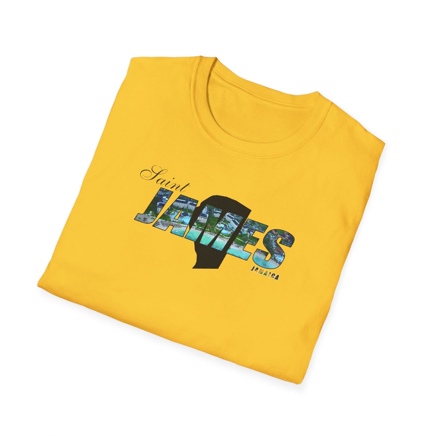Saint James Unisex Softstyle T-Shirt – Comfortable Beachwear for Vacation Vibes