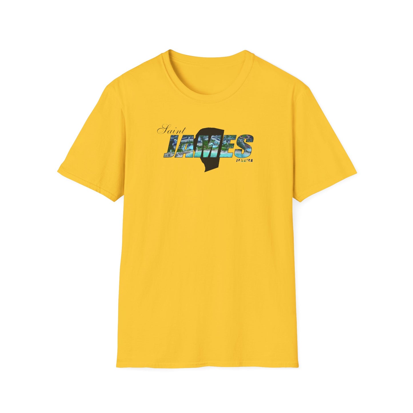 Saint James Unisex Softstyle T-Shirt – Comfortable Beachwear for Vacation Vibes