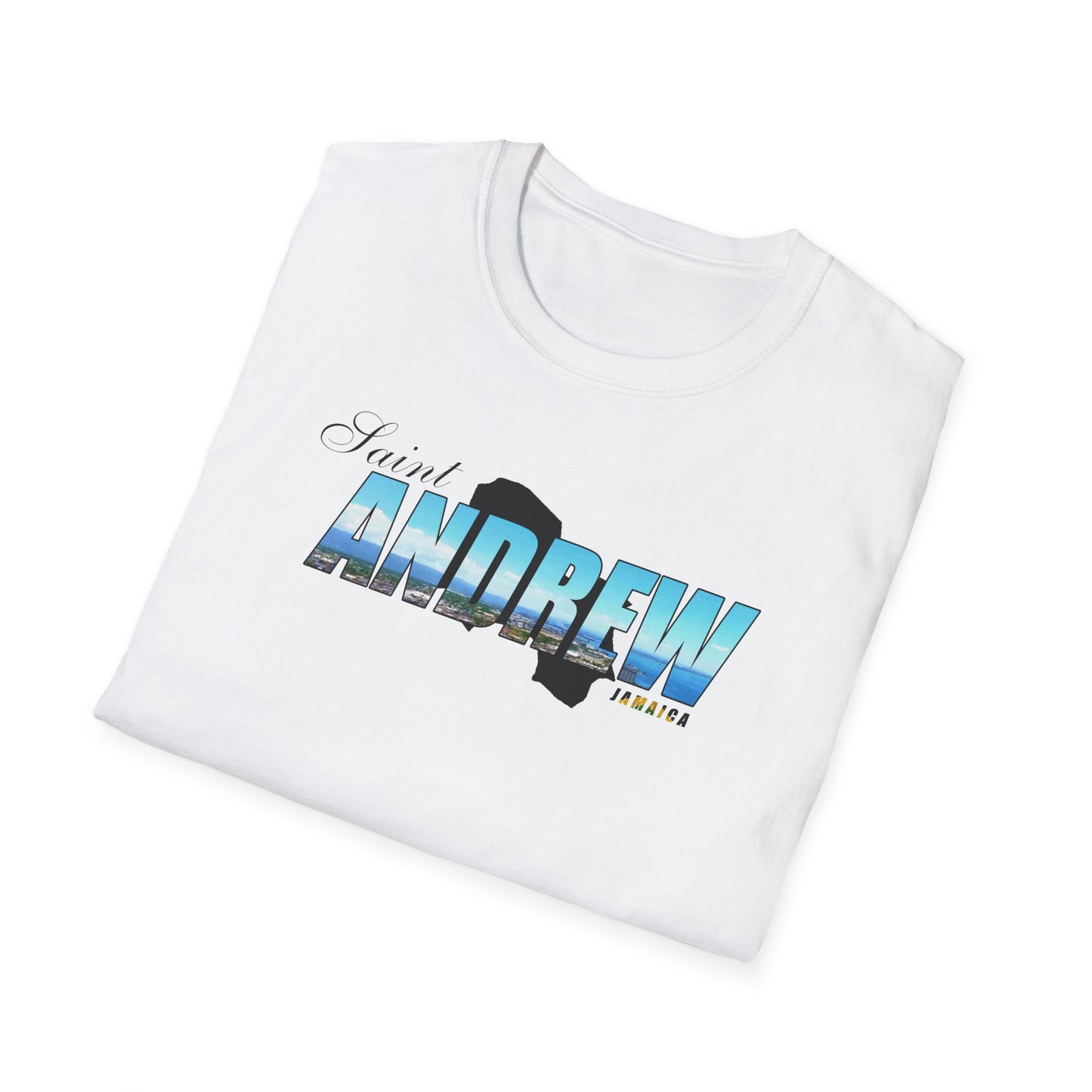 Saint Andrew Unisex Softstyle T-Shirt – Comfortable Beachwear for Vacation Vibes