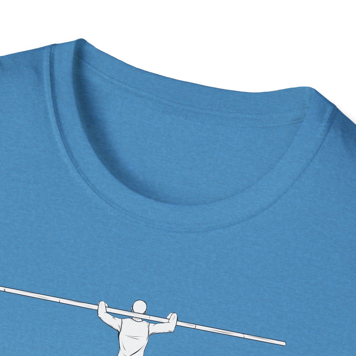 Rower Illustration Unisex Softstyle T-Shirt - Minimalist Graphic Tee for Nature Lovers