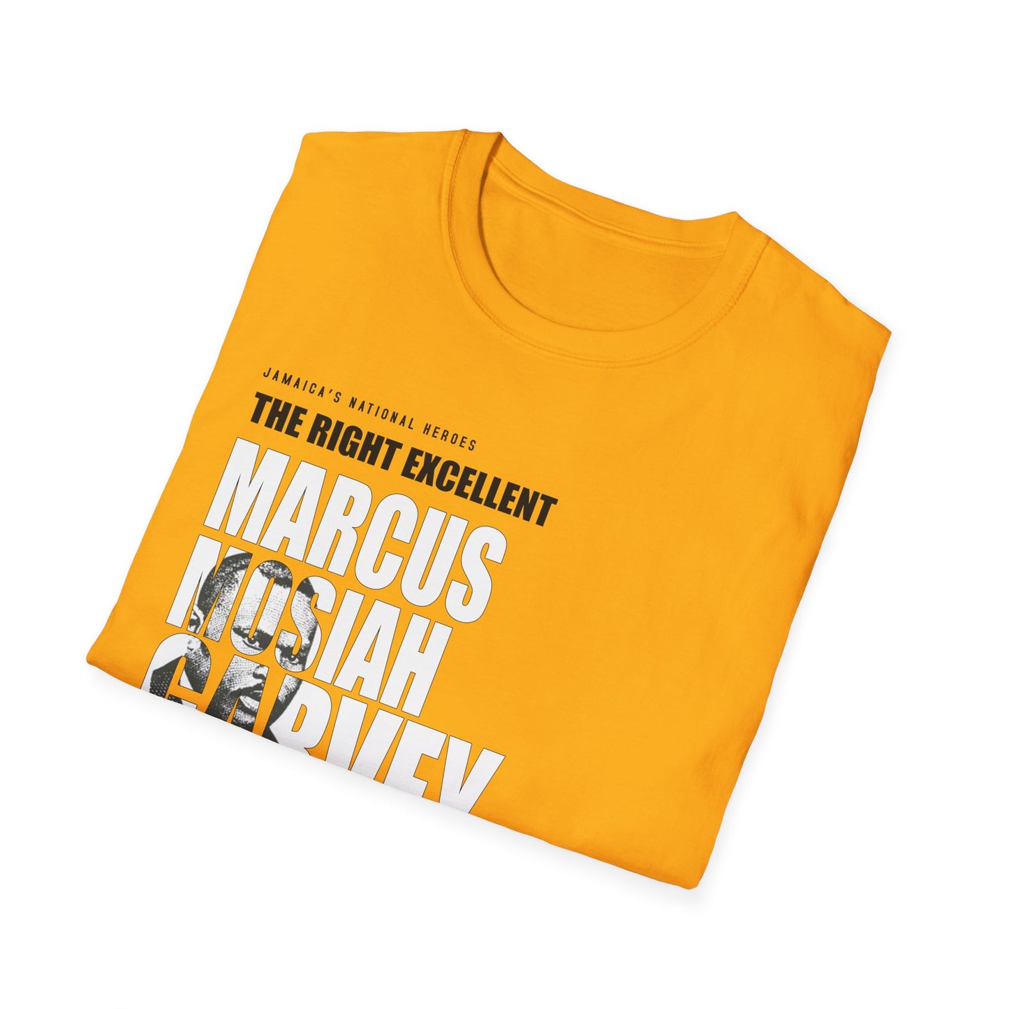 Marcus Mosiah Garvey Tribute T-Shirt - Softstyle Jamaica National Hero Series