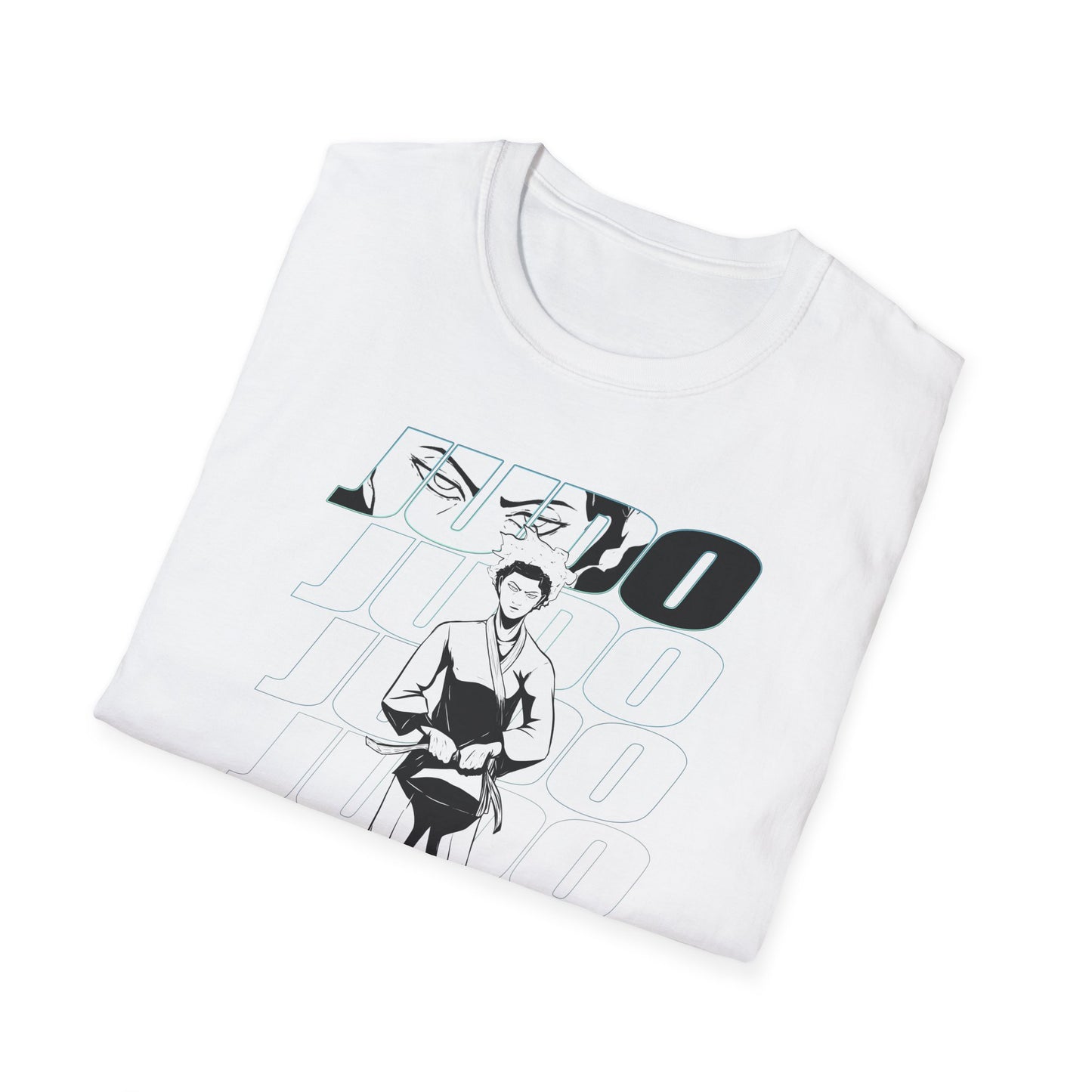 Judo Female Graphic - Unisex Softstyle T-Shirt – Perfect for Anime Fans