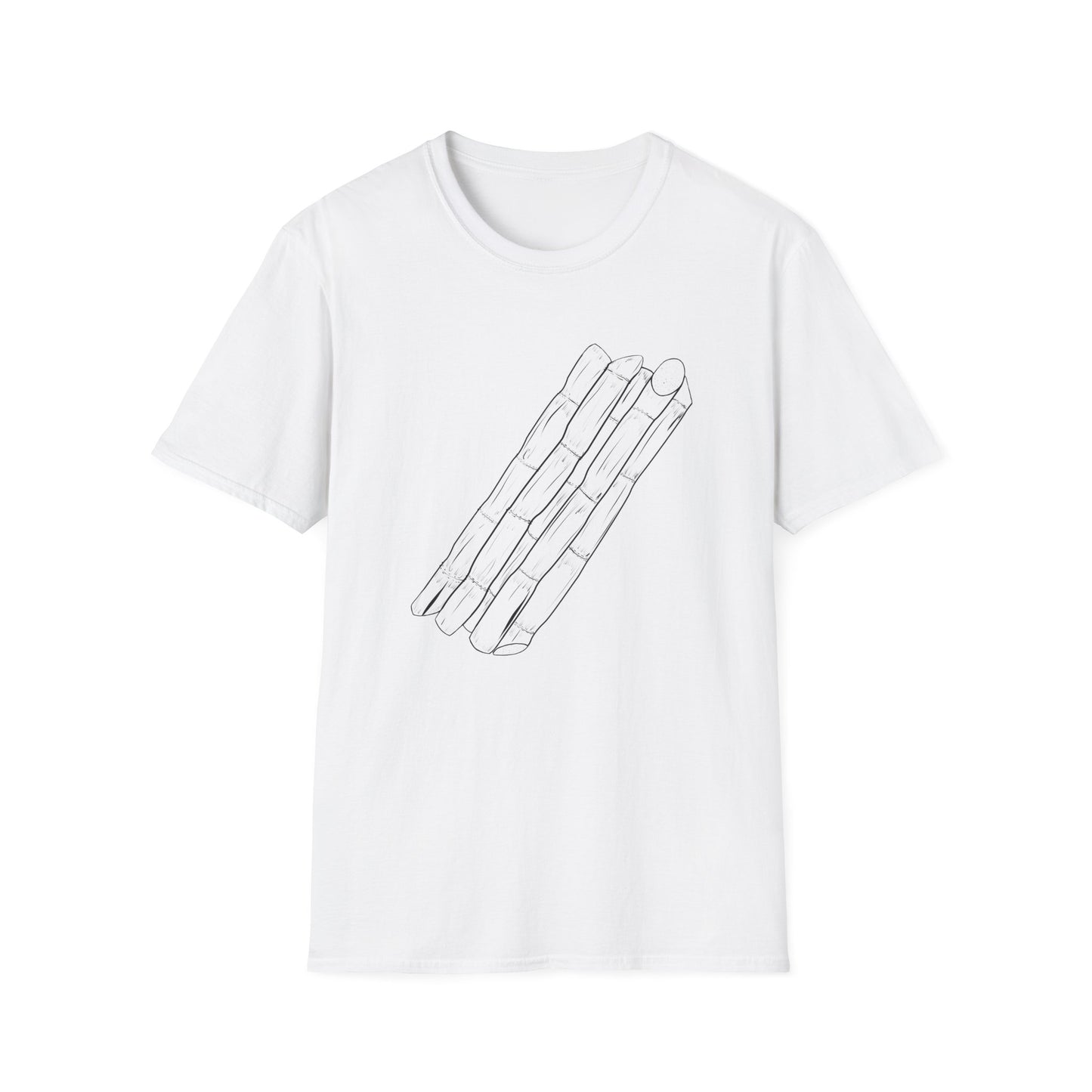 Sugarcane Illustration Unisex Softstyle T-Shirt