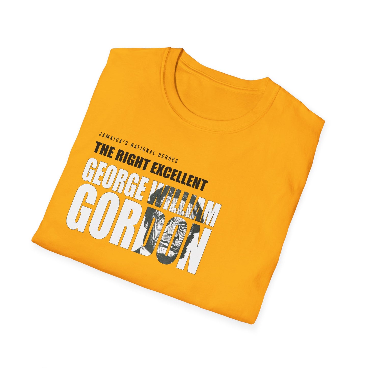 George William Gordon Tribute T-Shirt - Softstyle Jamaica National Hero Series