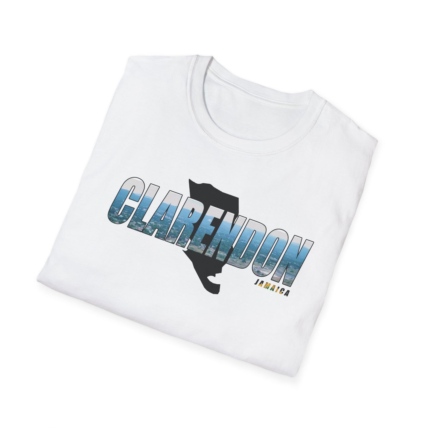 Clarendon Unisex Softstyle T-Shirt – Comfortable Beachwear for Vacation Vibes
