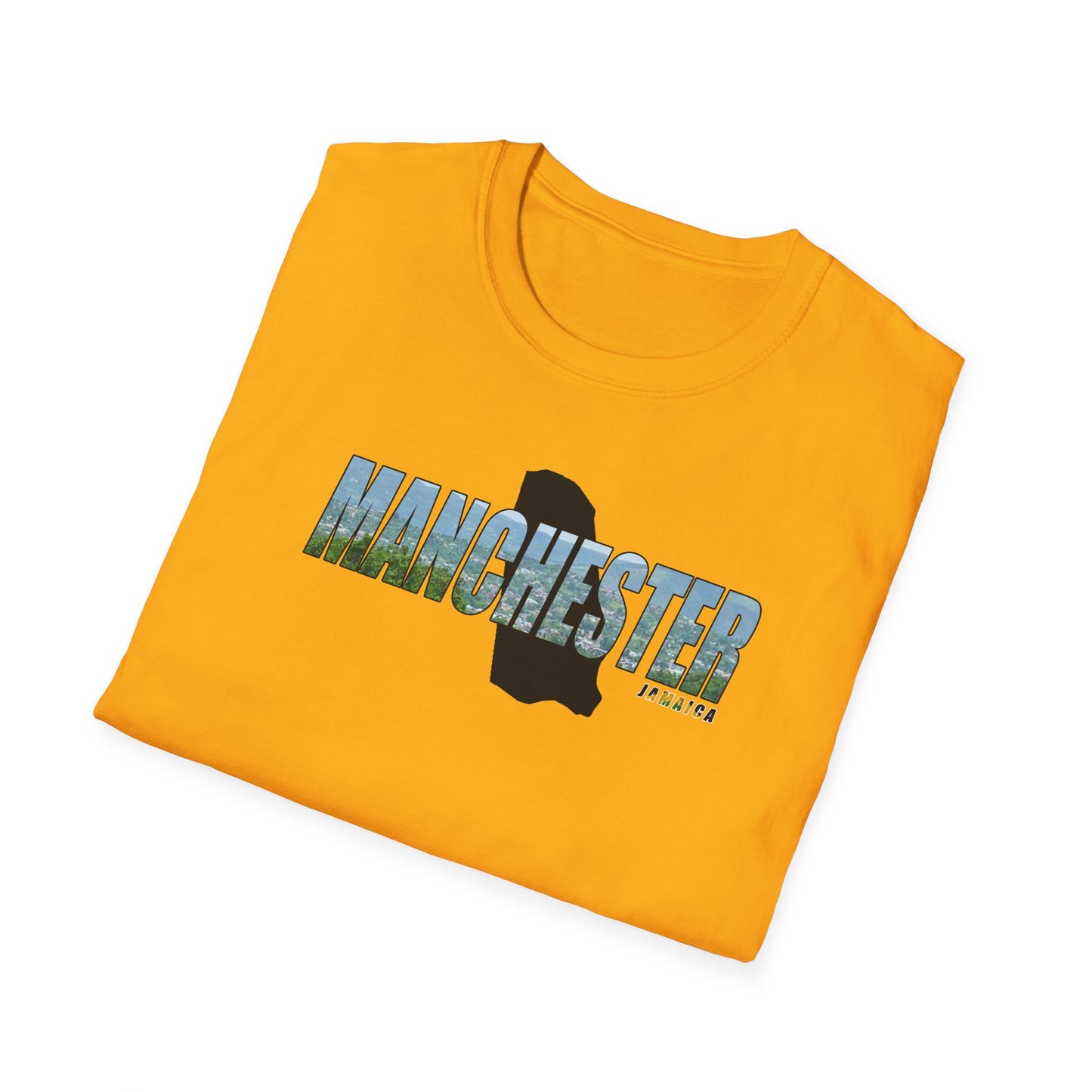 Manchester Graphic Unisex Softstyle T-Shirt - Casual Comfort for Travel Lovers