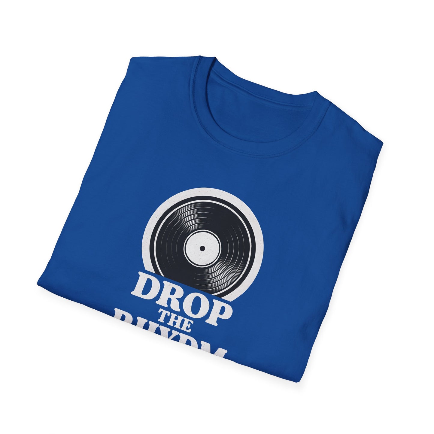 "Drop the Rhydm" Retro Music Inspired Unisex T-Shirt, Drop the Rhythm Tee, Music Lover Gift, Casual Wear, Vinyl Record Shirt