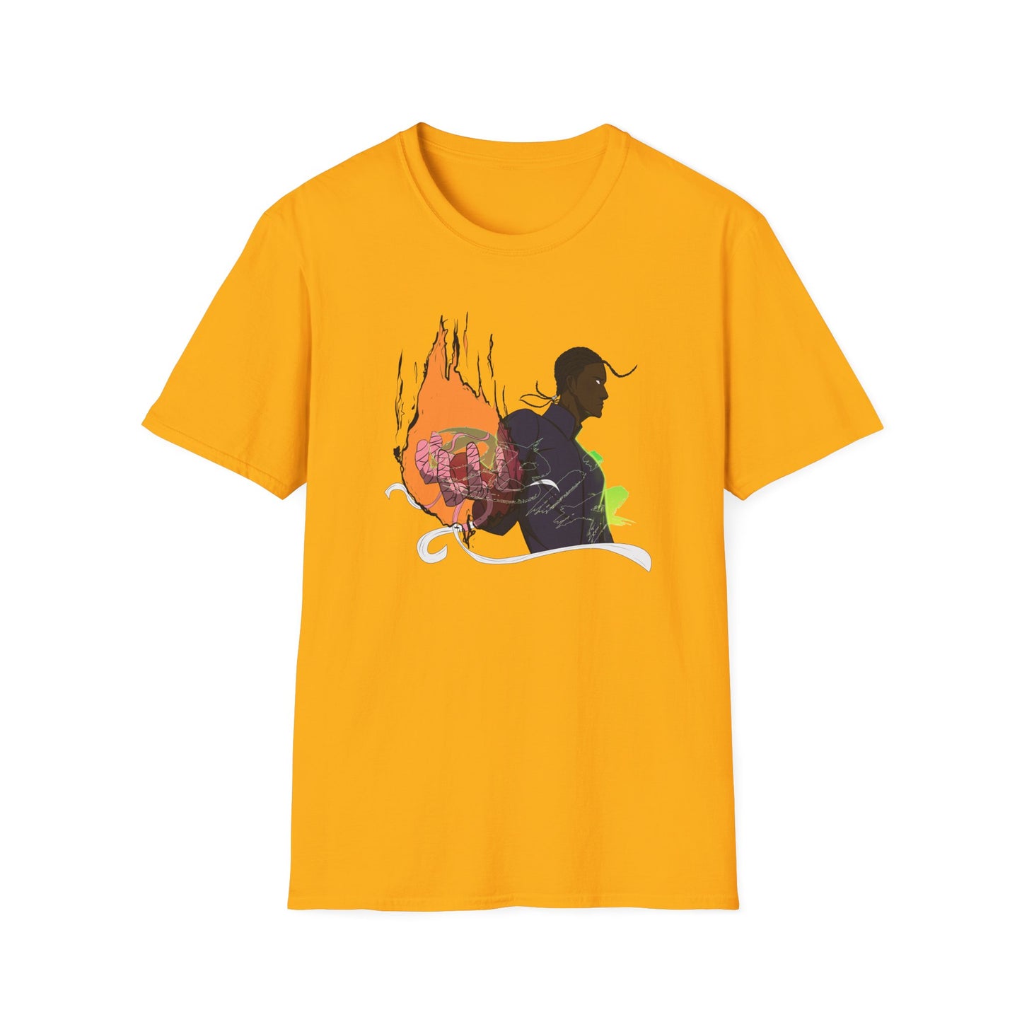 Obia Male Graphics - Unisex Softstyle T-Shirt - Anime Lovers