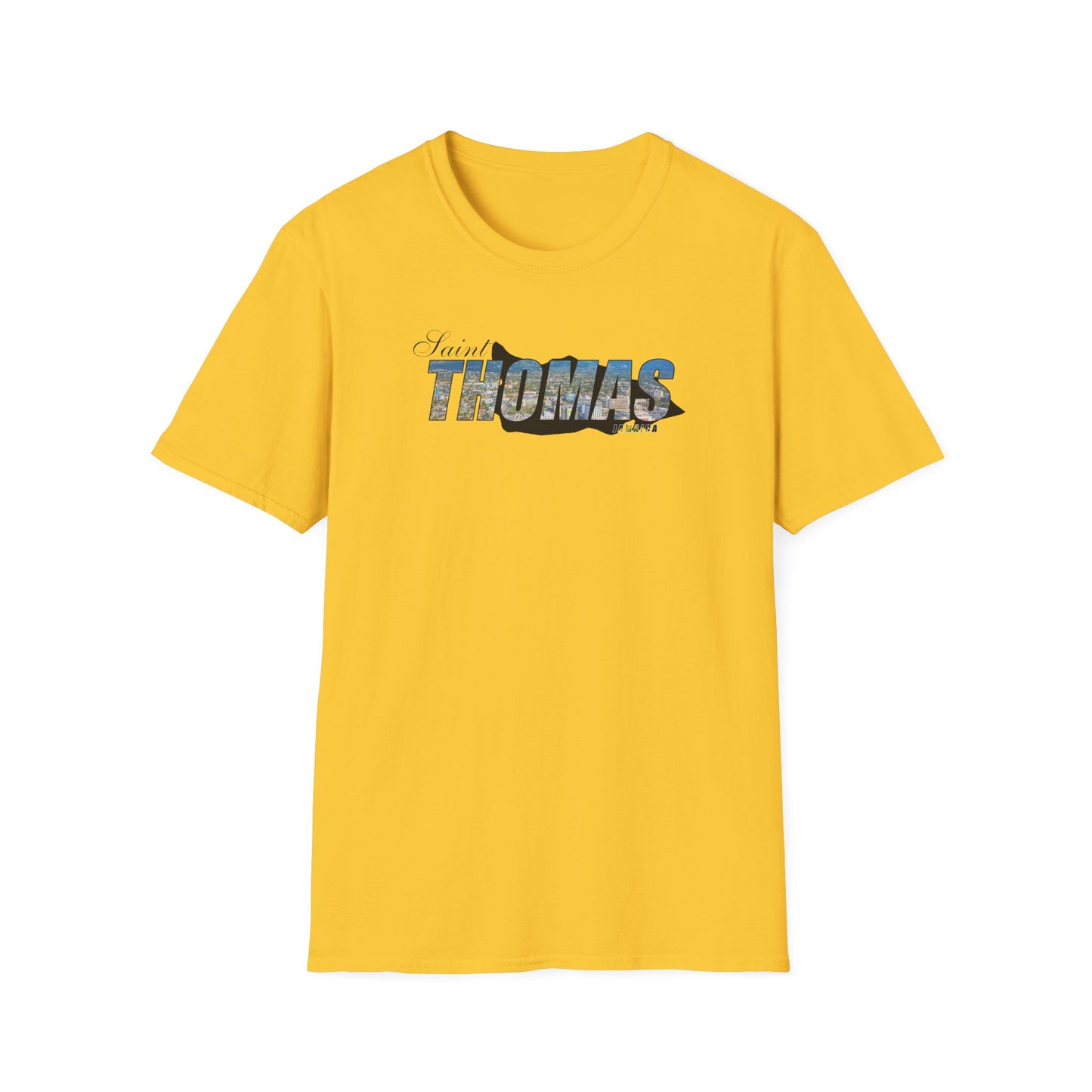 Saint Thomas Unisex Softstyle T-Shirt – Comfortable Beachwear for Vacation Vibes