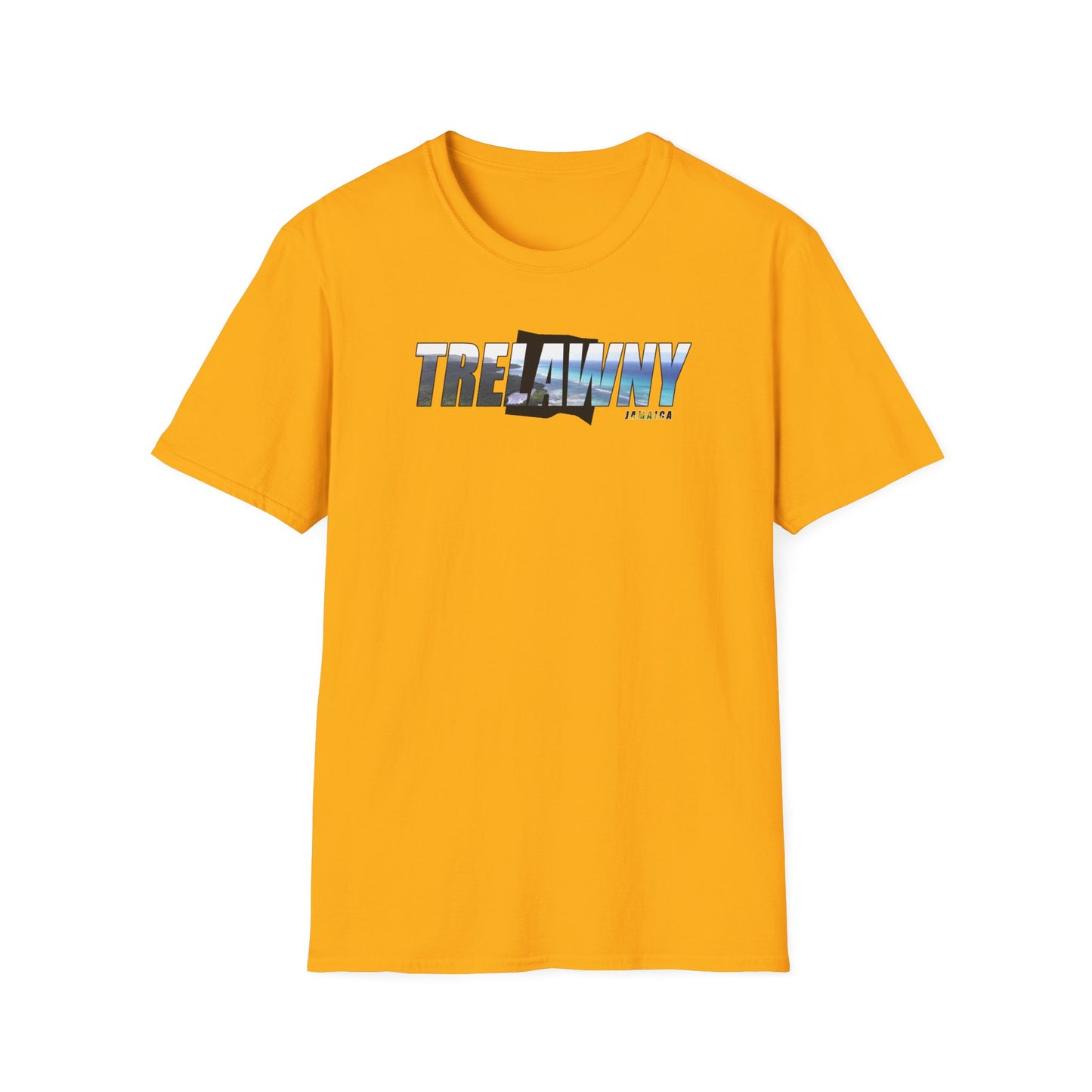 Trelawny Unisex Softstyle T-Shirt – Comfortable Beachwear for Vacation Vibes