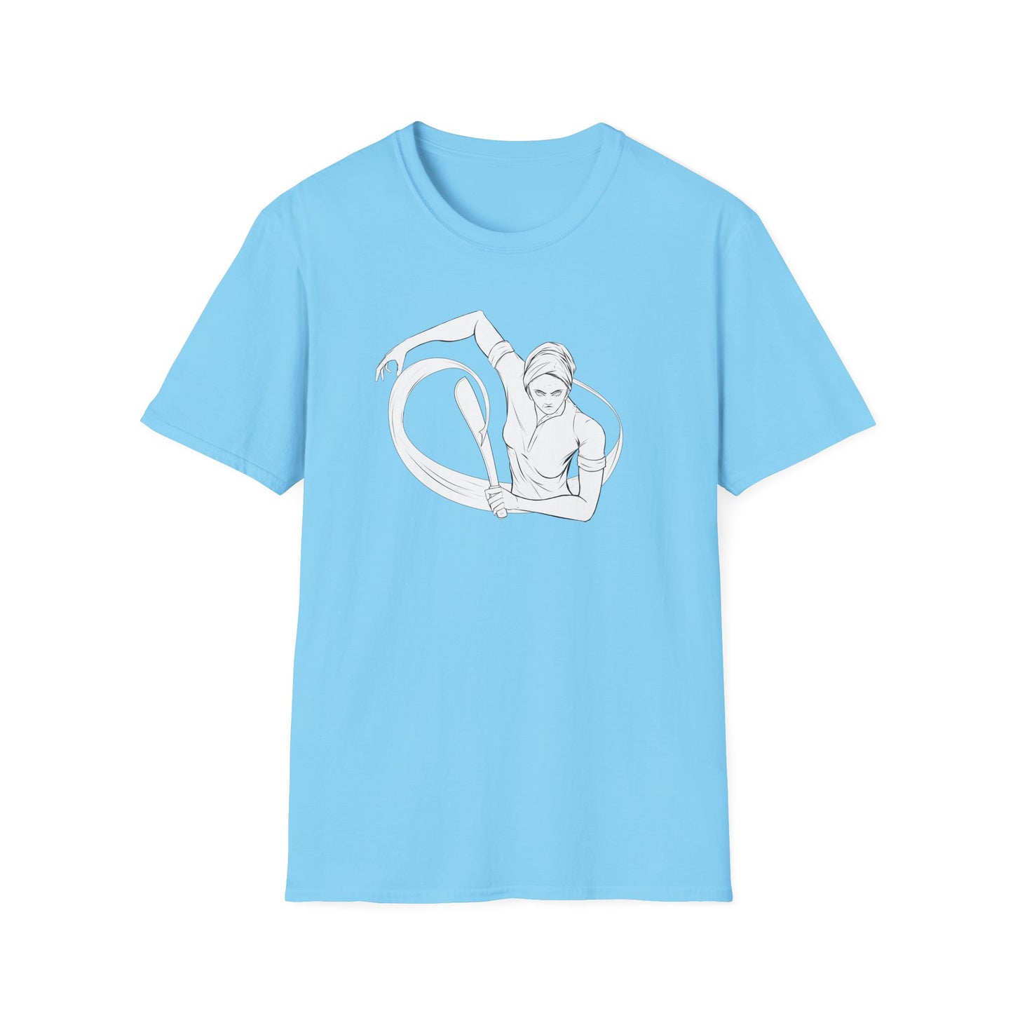 Nanny Illustration Softstyle Unisex T-Shirt - Bold Art Tee for Everyday Wear