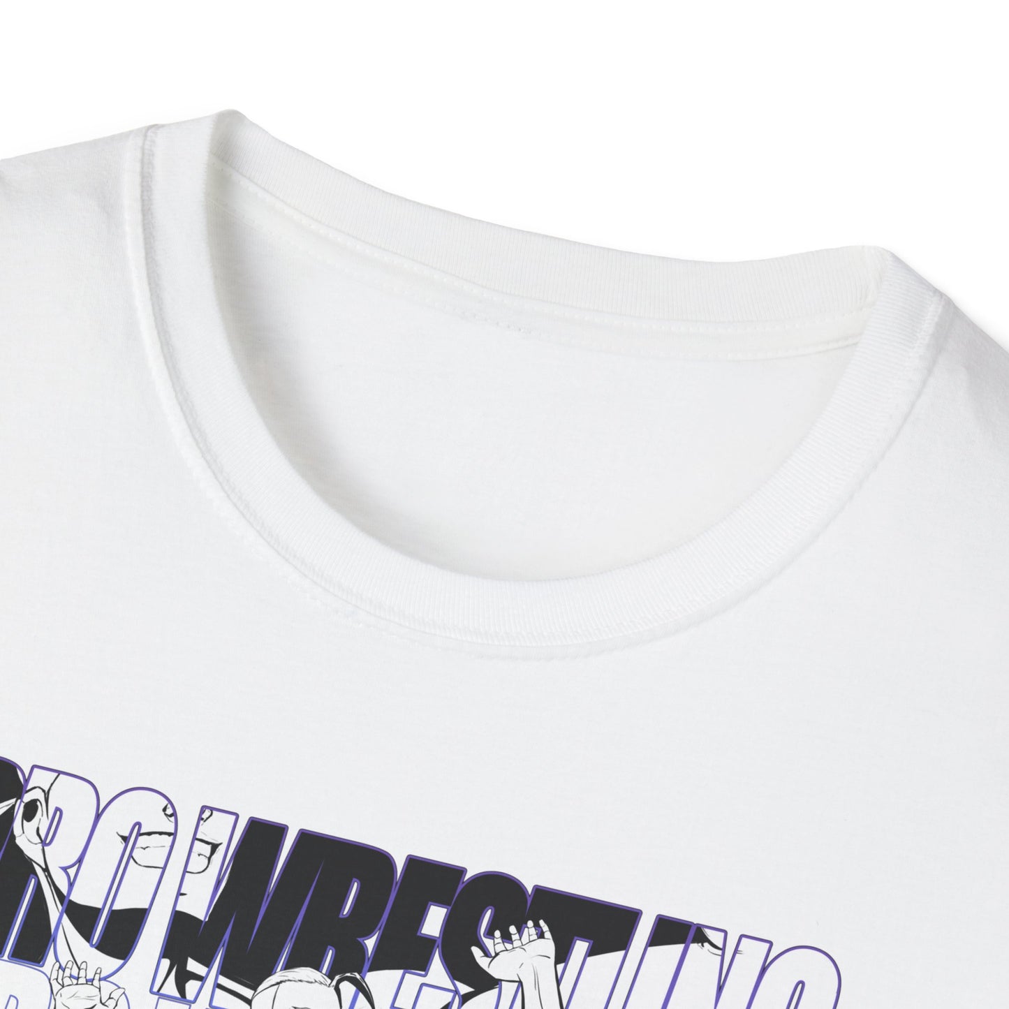 Pro Wrestling Male Graphic Unisex Softstyle T-Shirt