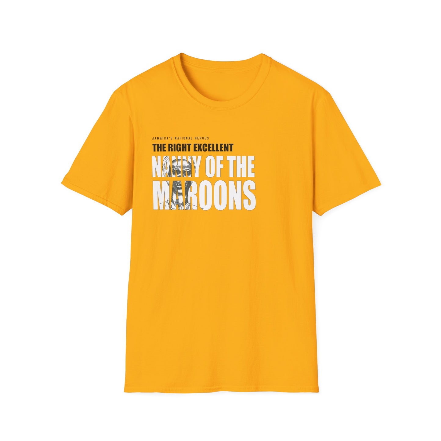 Nanny of the Maroons Tribute T-Shirt - Softstyle Jamaica National Hero Series