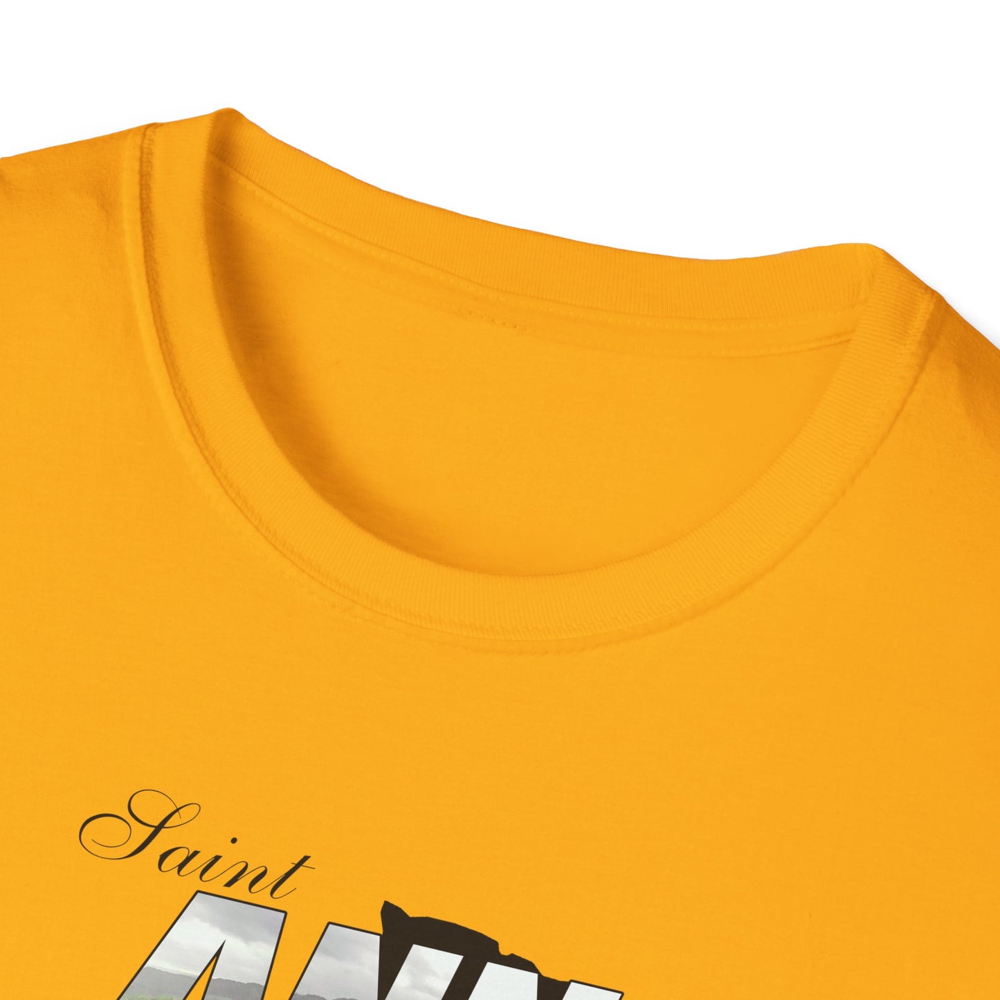 Saint Ann Unisex Softstyle T-Shirt – Comfortable Beachwear for Vacation Vibes