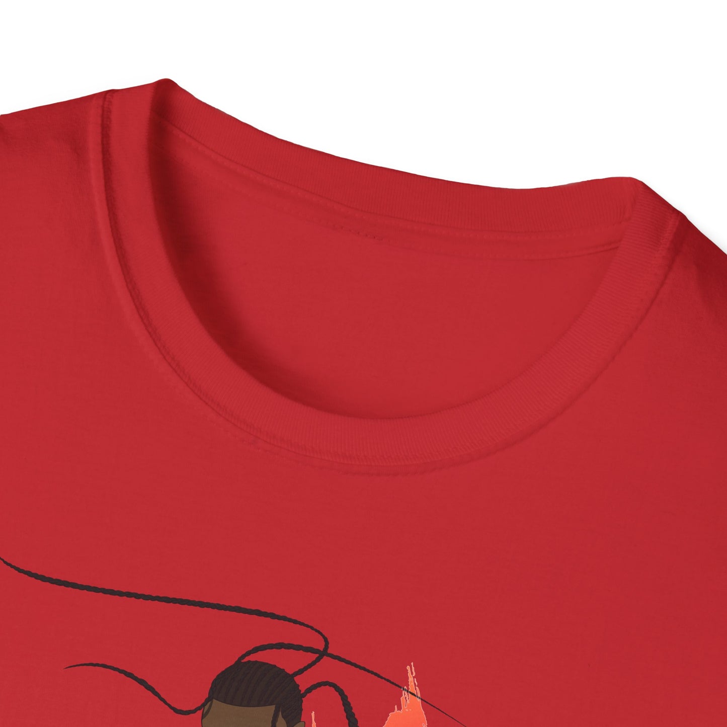 Ninja Female Graphic Unisex Softstyle T-Shirt - Cool Graphic Tee for Adventurers