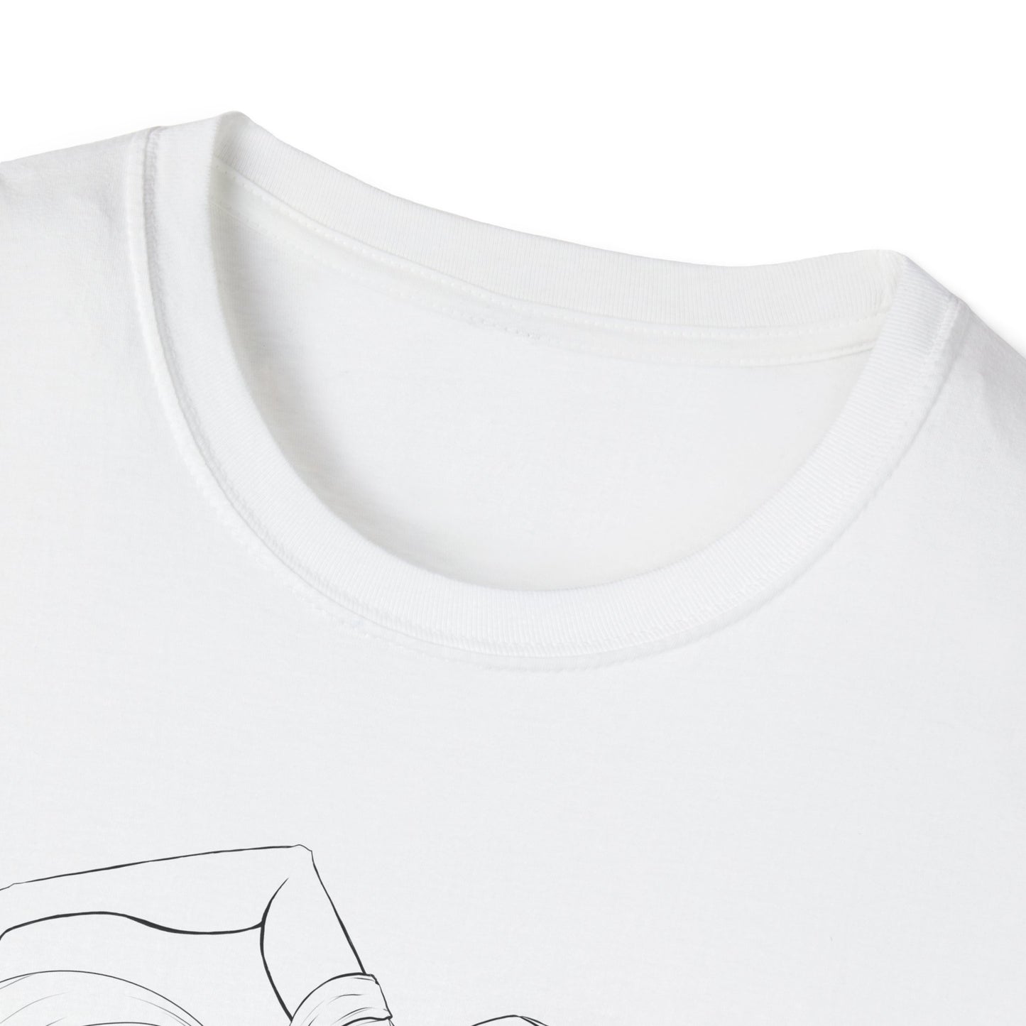 Nanny Illustration Softstyle Unisex T-Shirt - Bold Art Tee for Everyday Wear