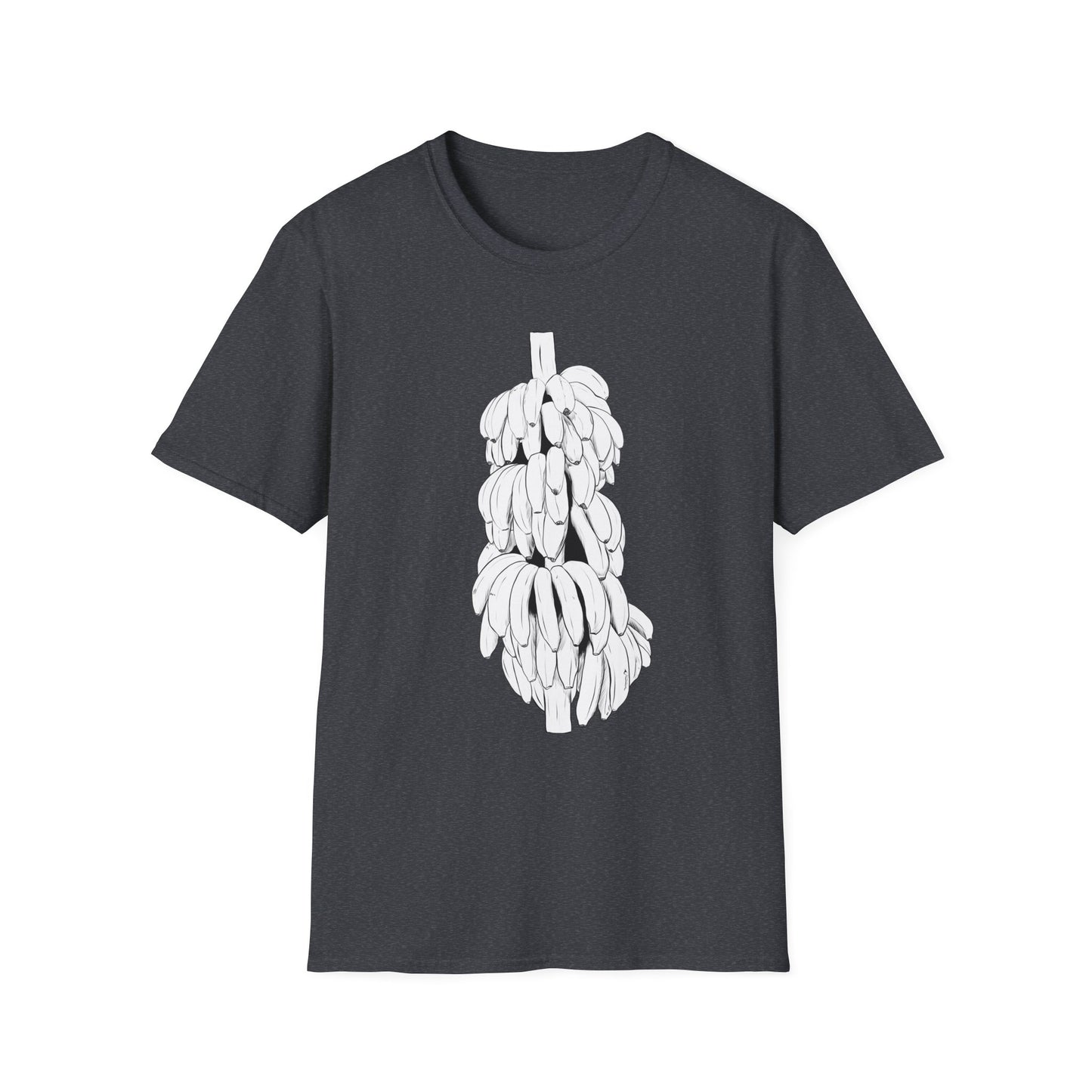 Banana Illustration Unisex Softstyle T-Shirt - Fun Fruit Graphic Tee for Casual Wear