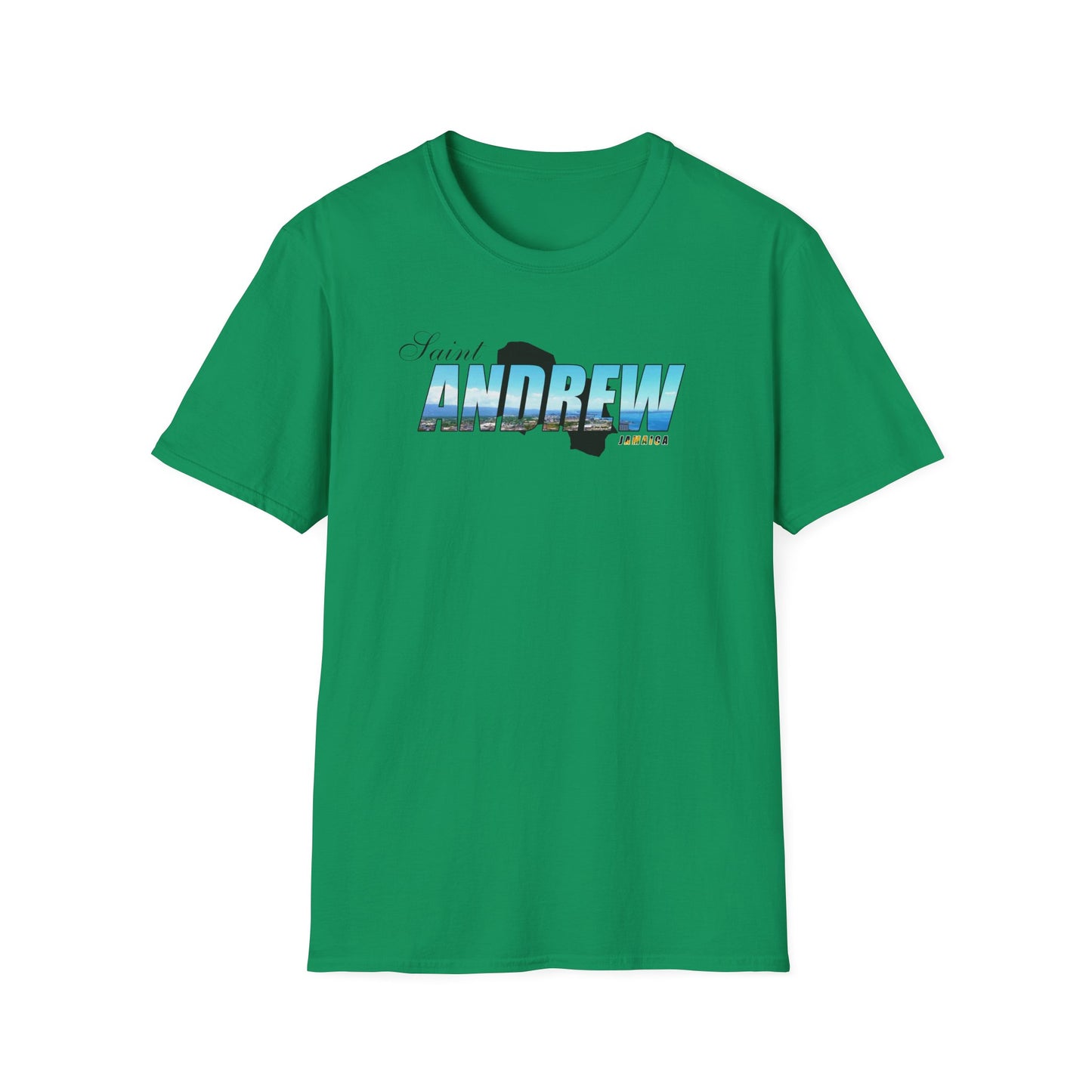 Saint Andrew Unisex Softstyle T-Shirt – Comfortable Beachwear for Vacation Vibes