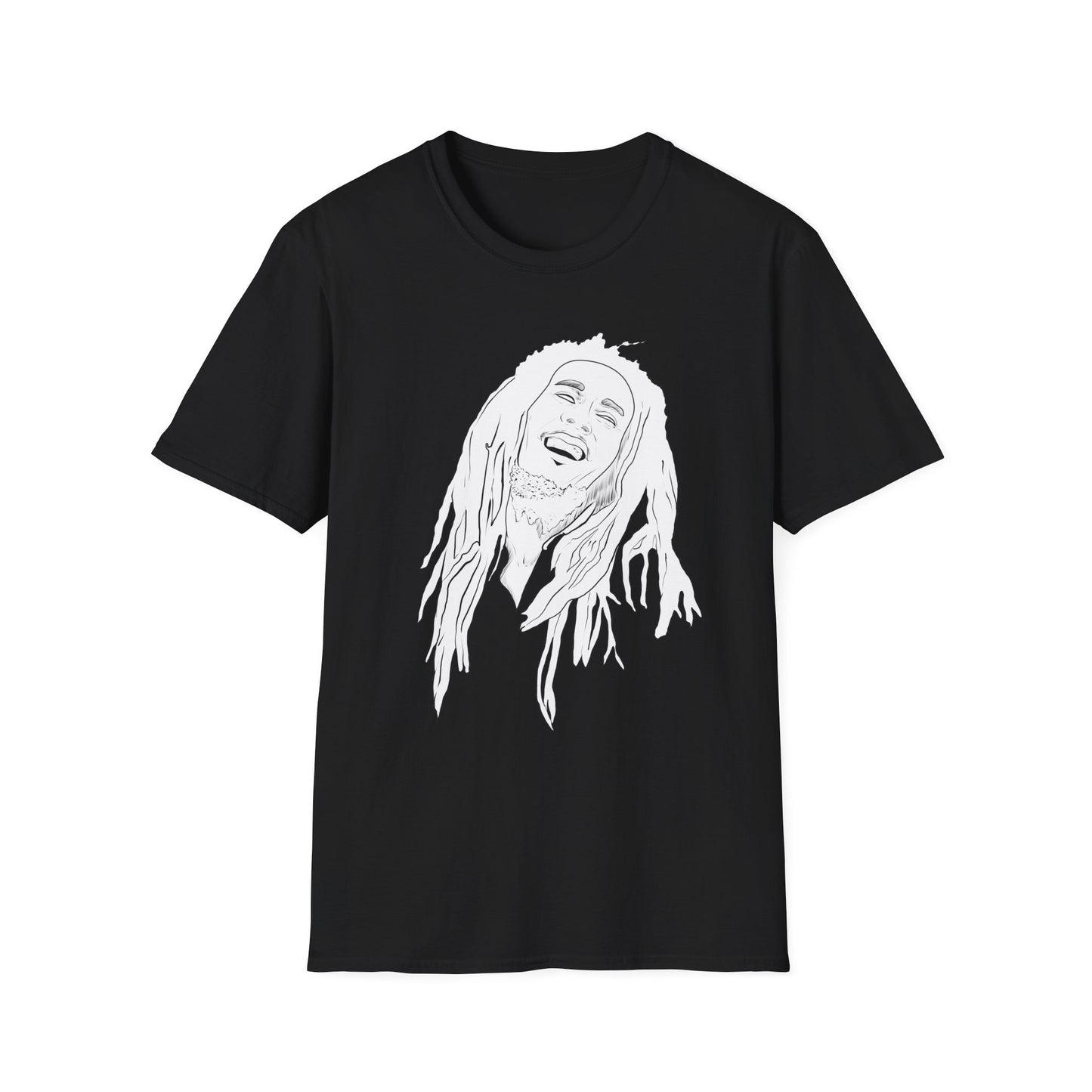 Legendary Musician Illustration Unisex Softstyle T-Shirt