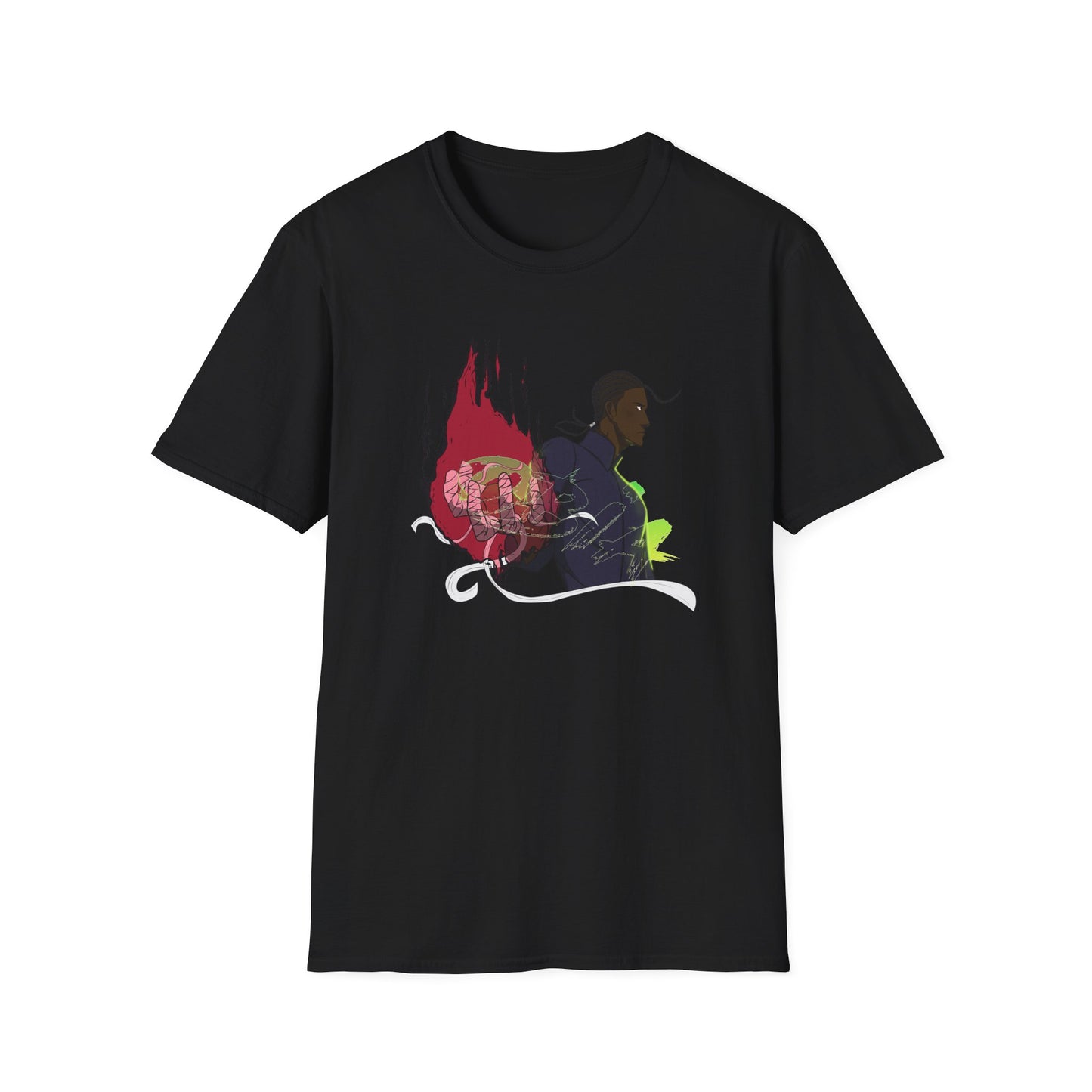 Obia Male Graphics - Unisex Softstyle T-Shirt - Anime Lovers