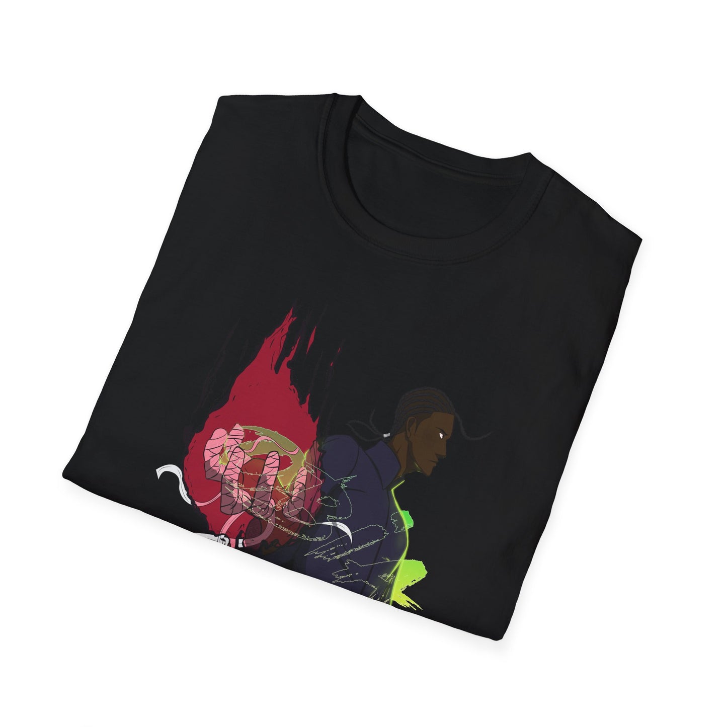 Obia Male Graphics - Unisex Softstyle T-Shirt - Anime Lovers