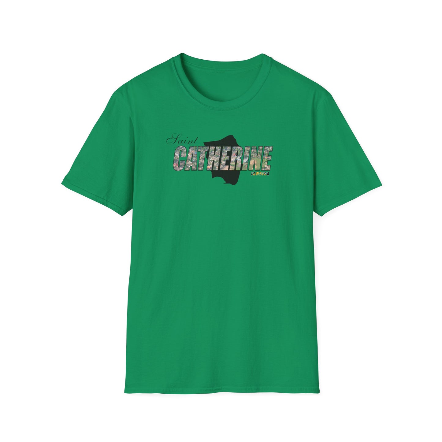 Saint Catherine Unisex Softstyle T-Shirt – Comfortable Beachwear for Vacation Vibes