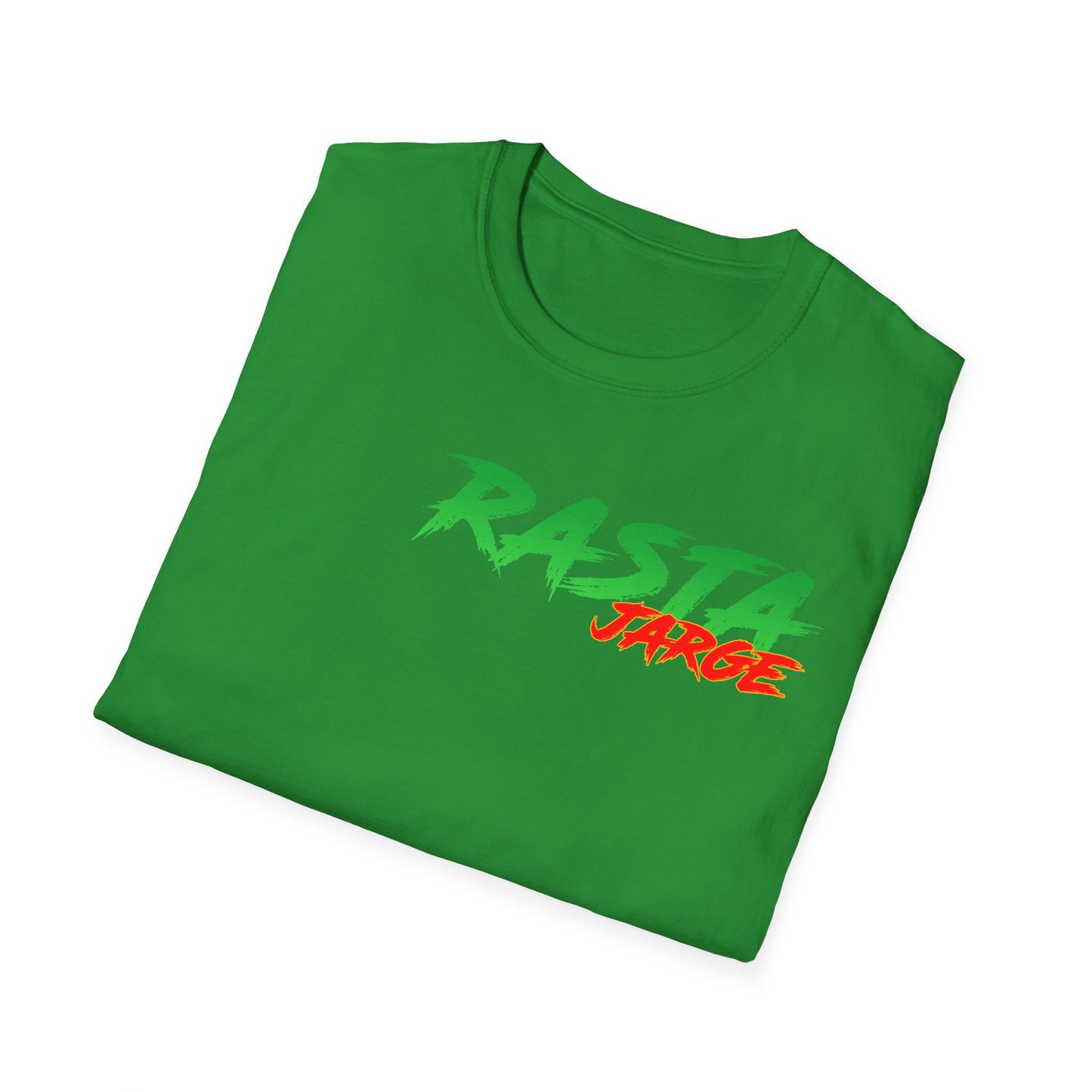 Rasta Jarge Graphics Unisex Softstyle T-Shirt - Vibrant Streetwear for Music Lovers