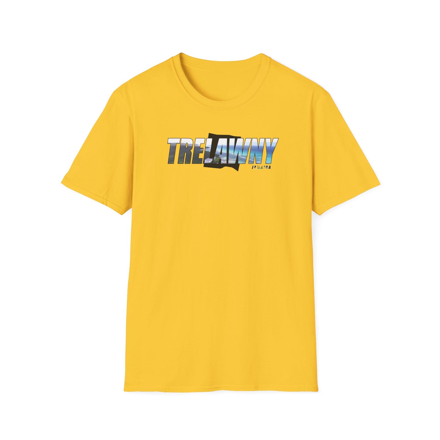 Trelawny Unisex Softstyle T-Shirt – Comfortable Beachwear for Vacation Vibes