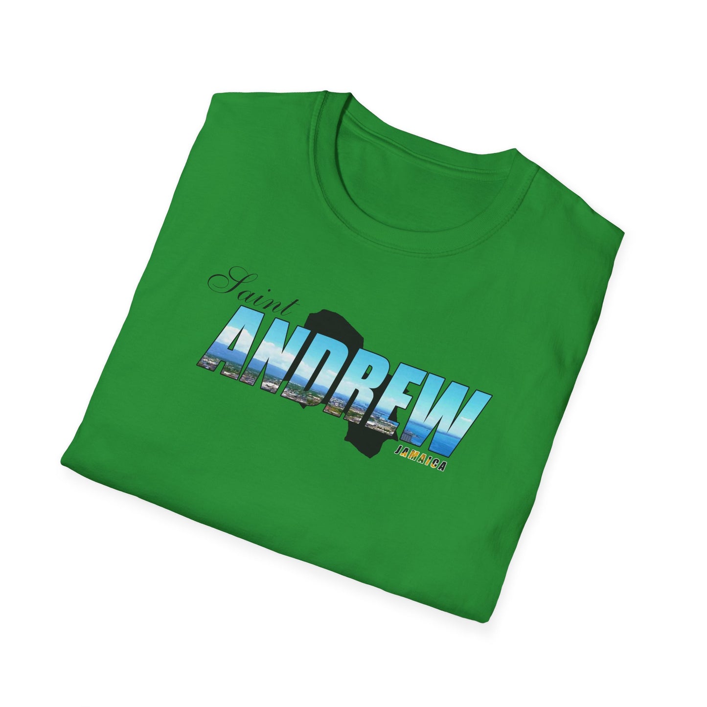 Saint Andrew Unisex Softstyle T-Shirt – Comfortable Beachwear for Vacation Vibes