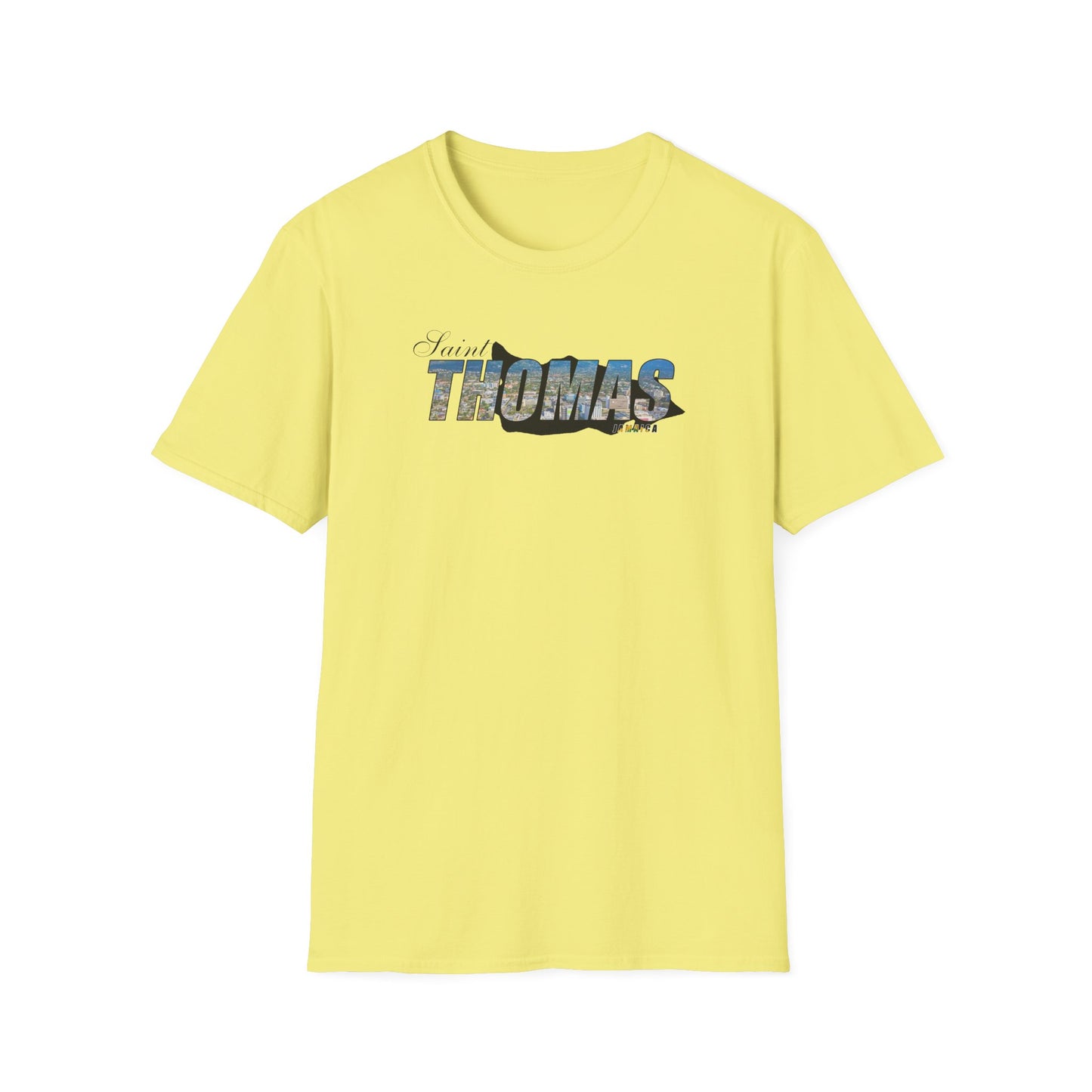 Saint Thomas Unisex Softstyle T-Shirt – Comfortable Beachwear for Vacation Vibes