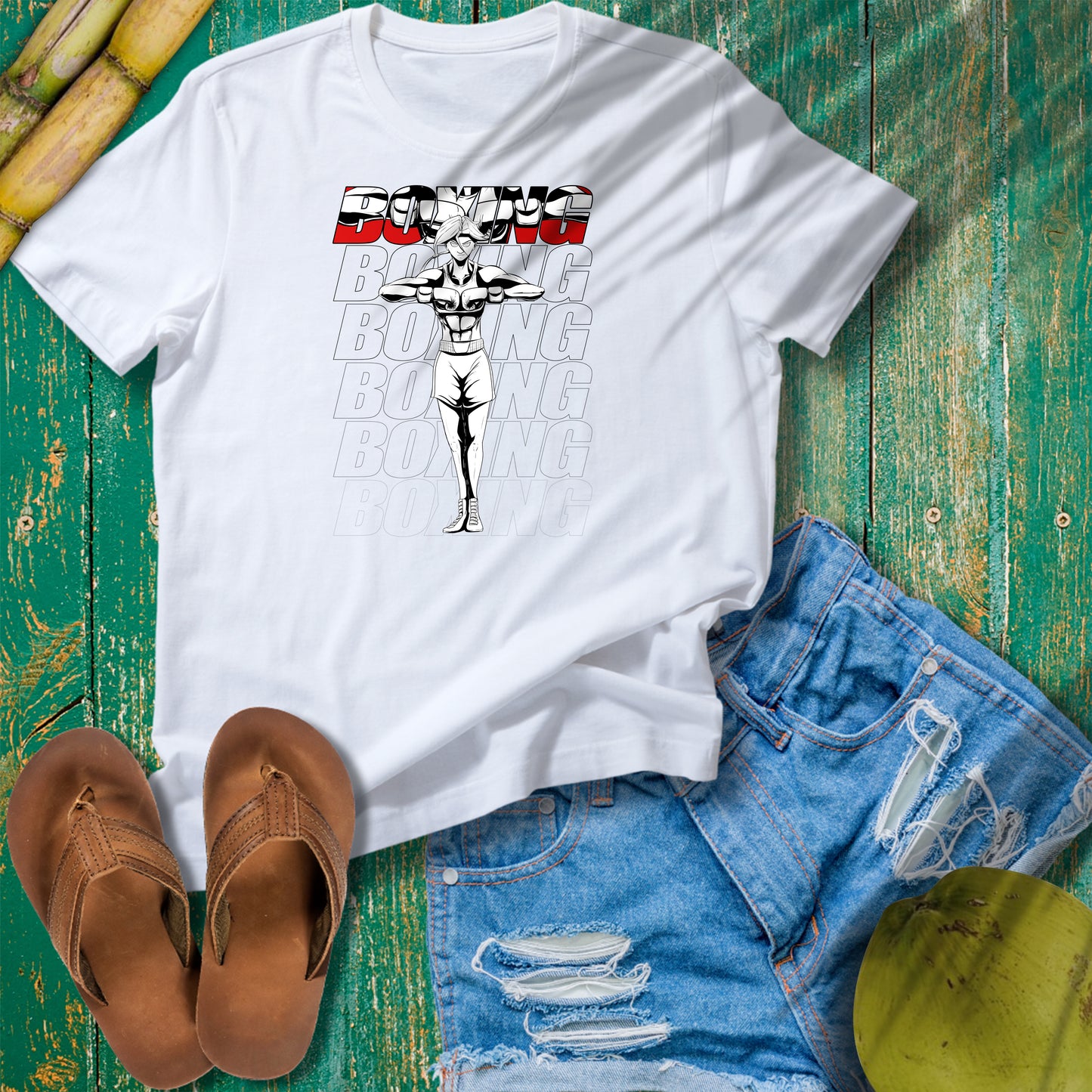 Boxing Female Graphic Vibes Unisex Softstyle T-Shirt - Perfect for Sports Enthusiasts