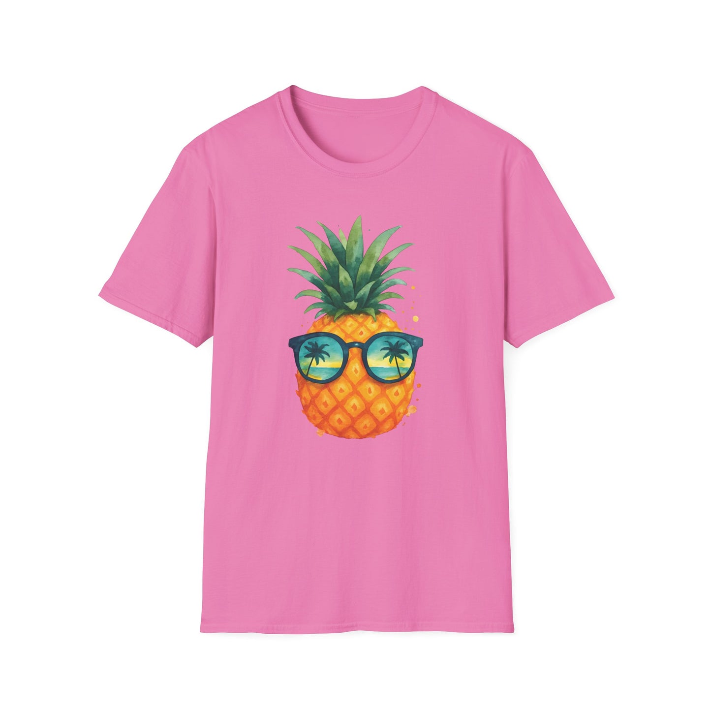 Cool Pineapple Sunglasses T-Shirt | Summer Vibes, Beachwear, Gift for Pineapple Lovers, Tropical Party Outfit, Unisex Tee