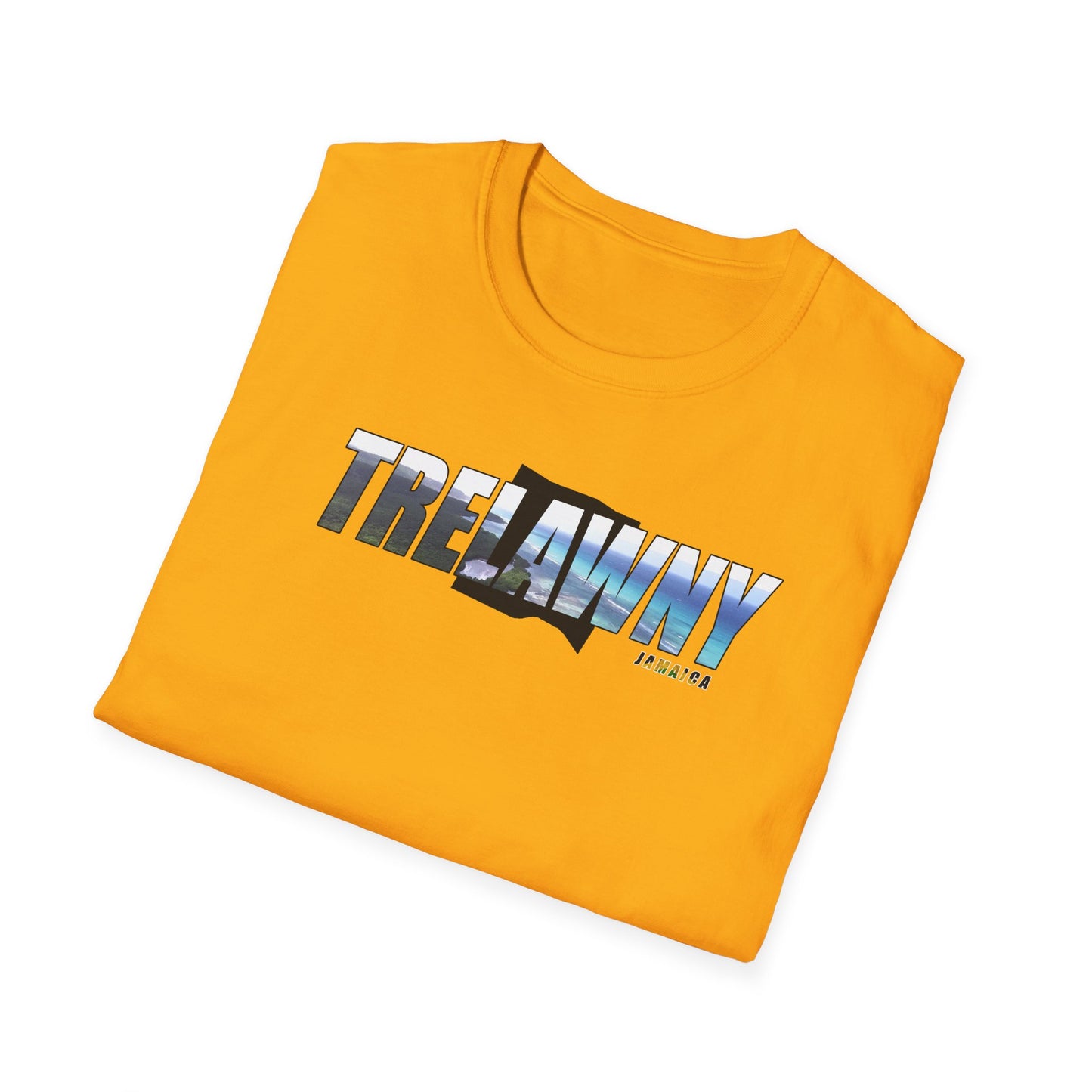 Trelawny Unisex Softstyle T-Shirt – Comfortable Beachwear for Vacation Vibes